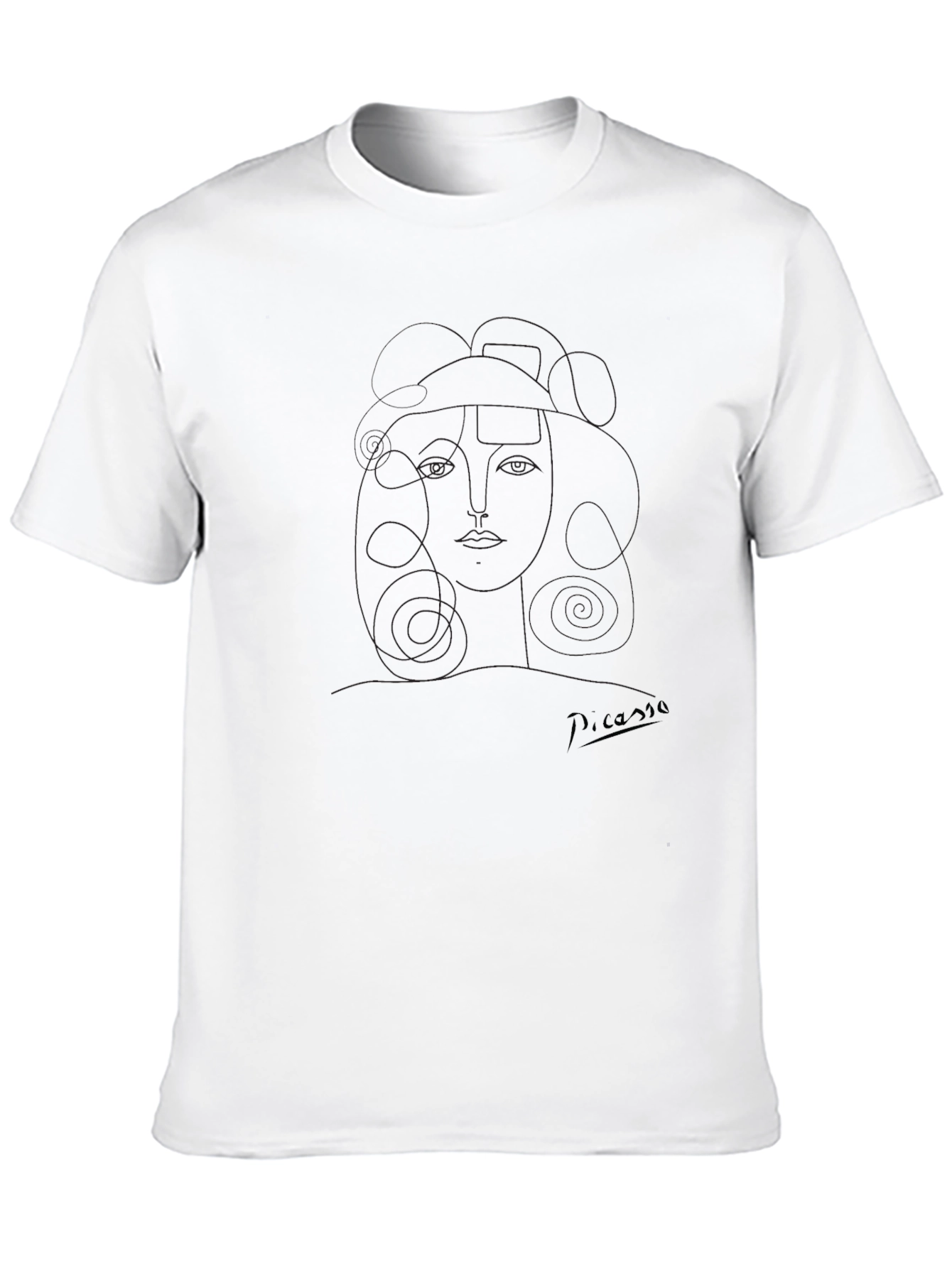 Modern Art Black Graphic Tee
