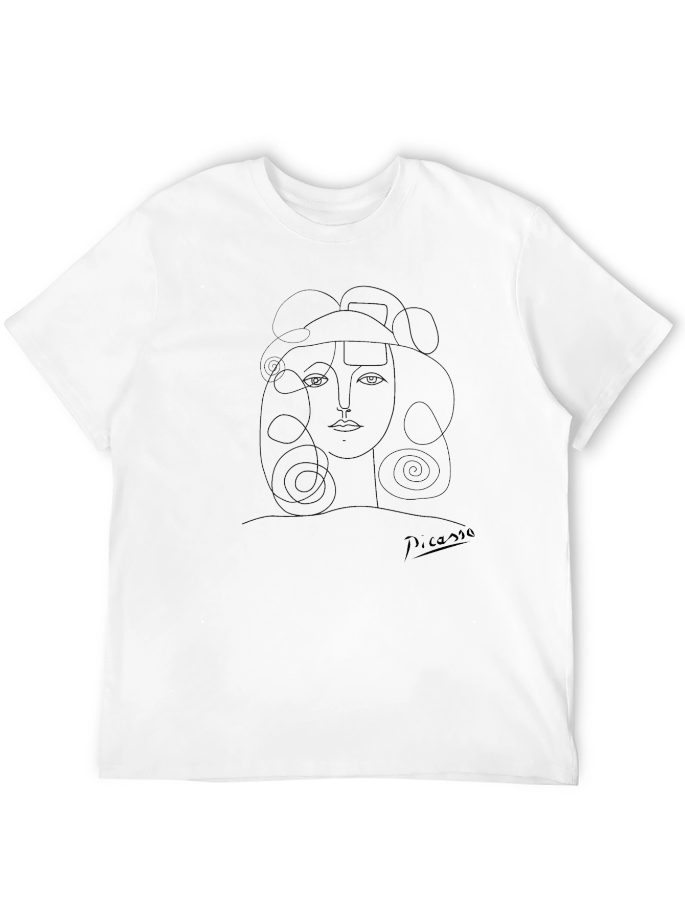 Modern Art Black Graphic Tee