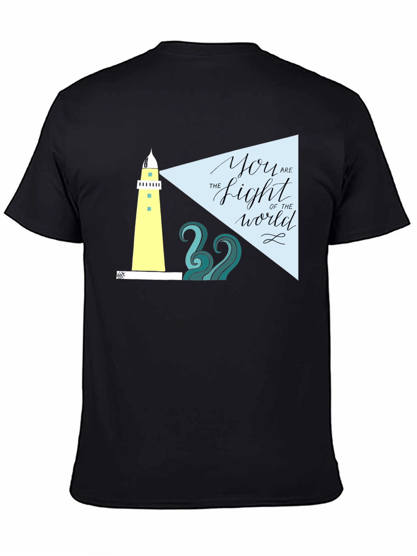 Lighthouse Graphic Tee - You Are The Light T-Shirt