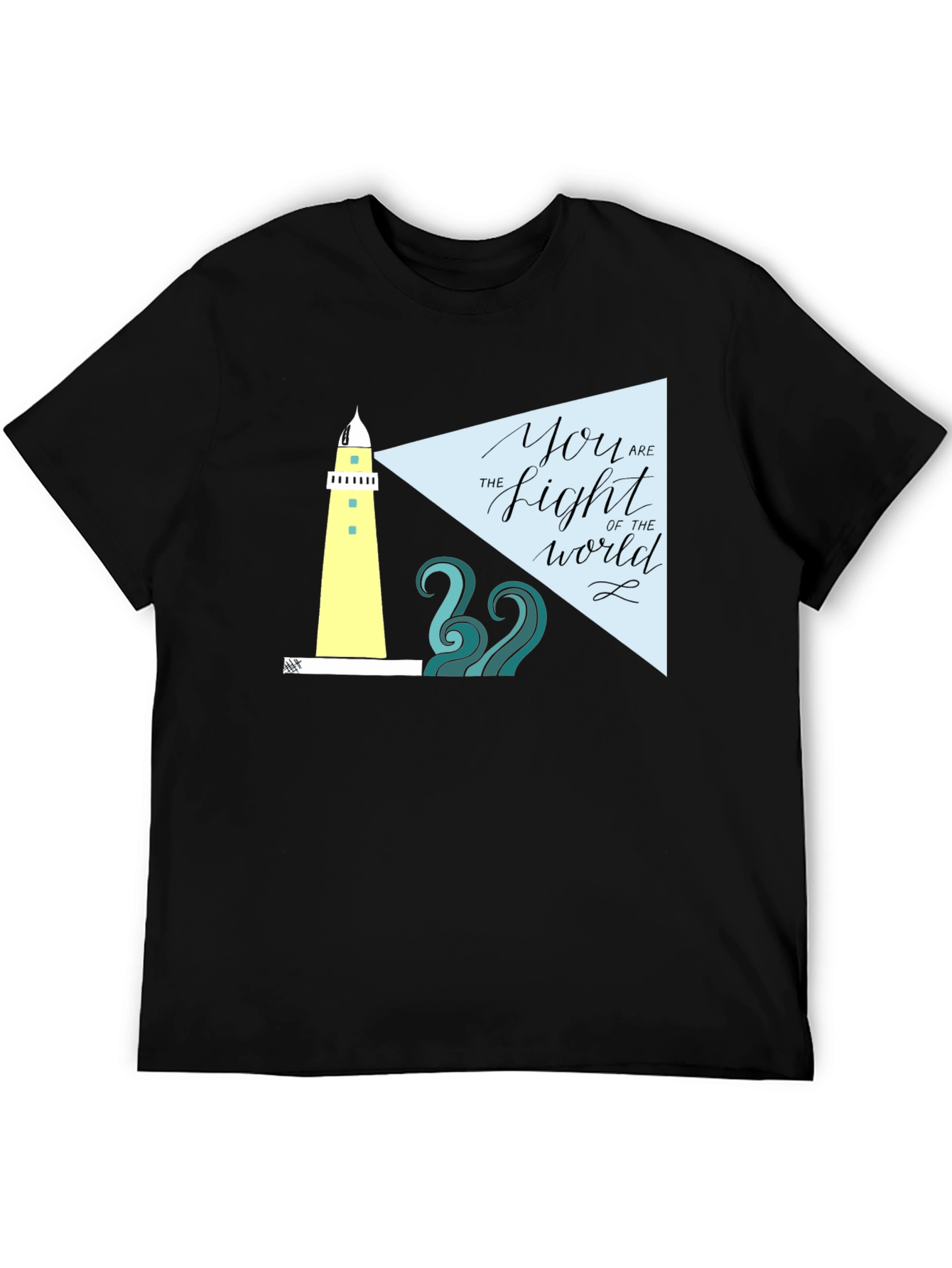 Lighthouse Graphic Tee - You Are The Light T-Shirt