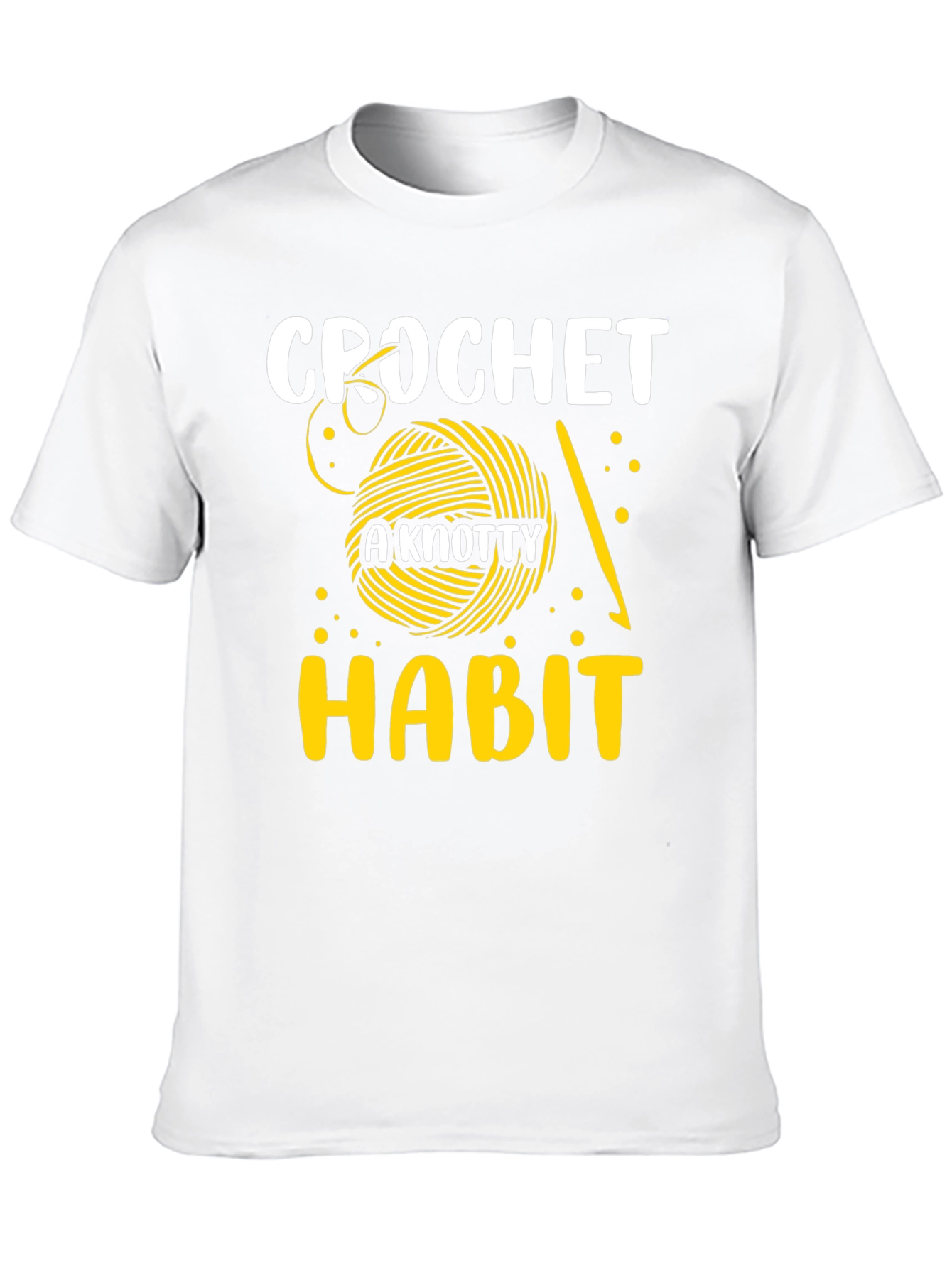 Crochet A Knotty Habit Graphic Tee
