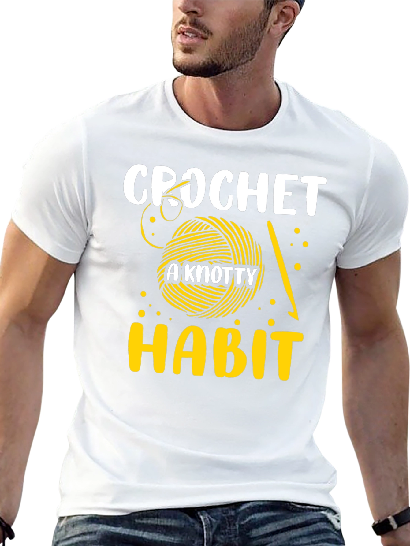 Crochet A Knotty Habit Graphic Tee