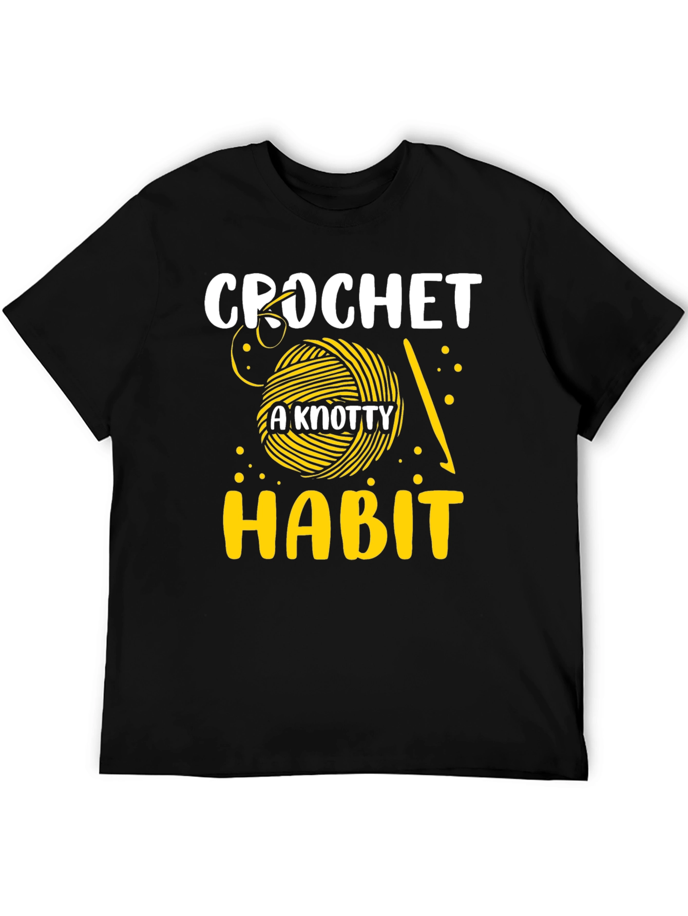 Crochet A Knotty Habit Graphic Tee
