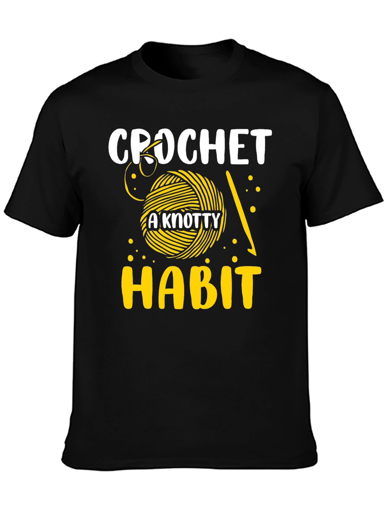 Crochet A Knotty Habit Graphic Tee