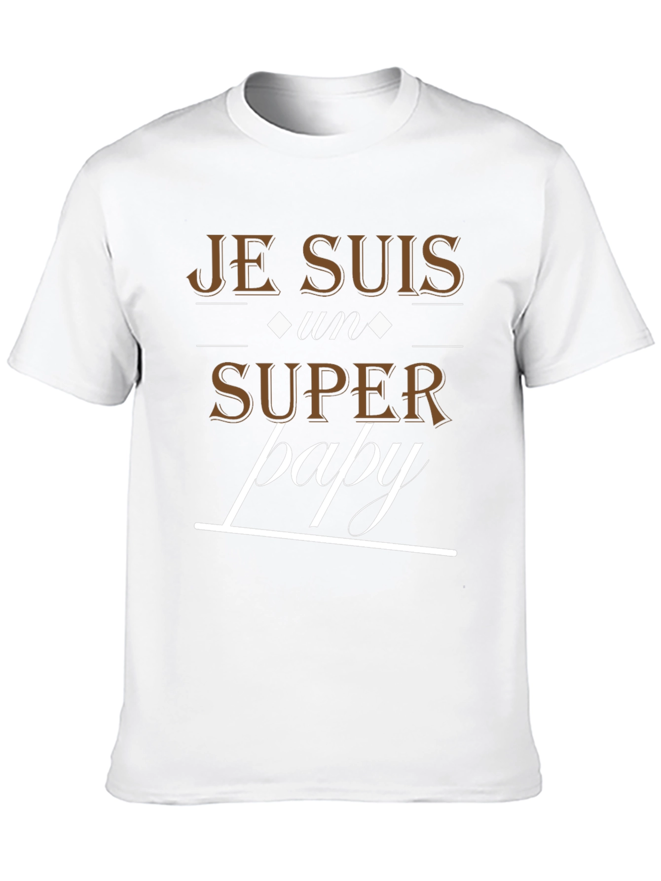 Je Suis Un Super Papy T-Shirt - Black