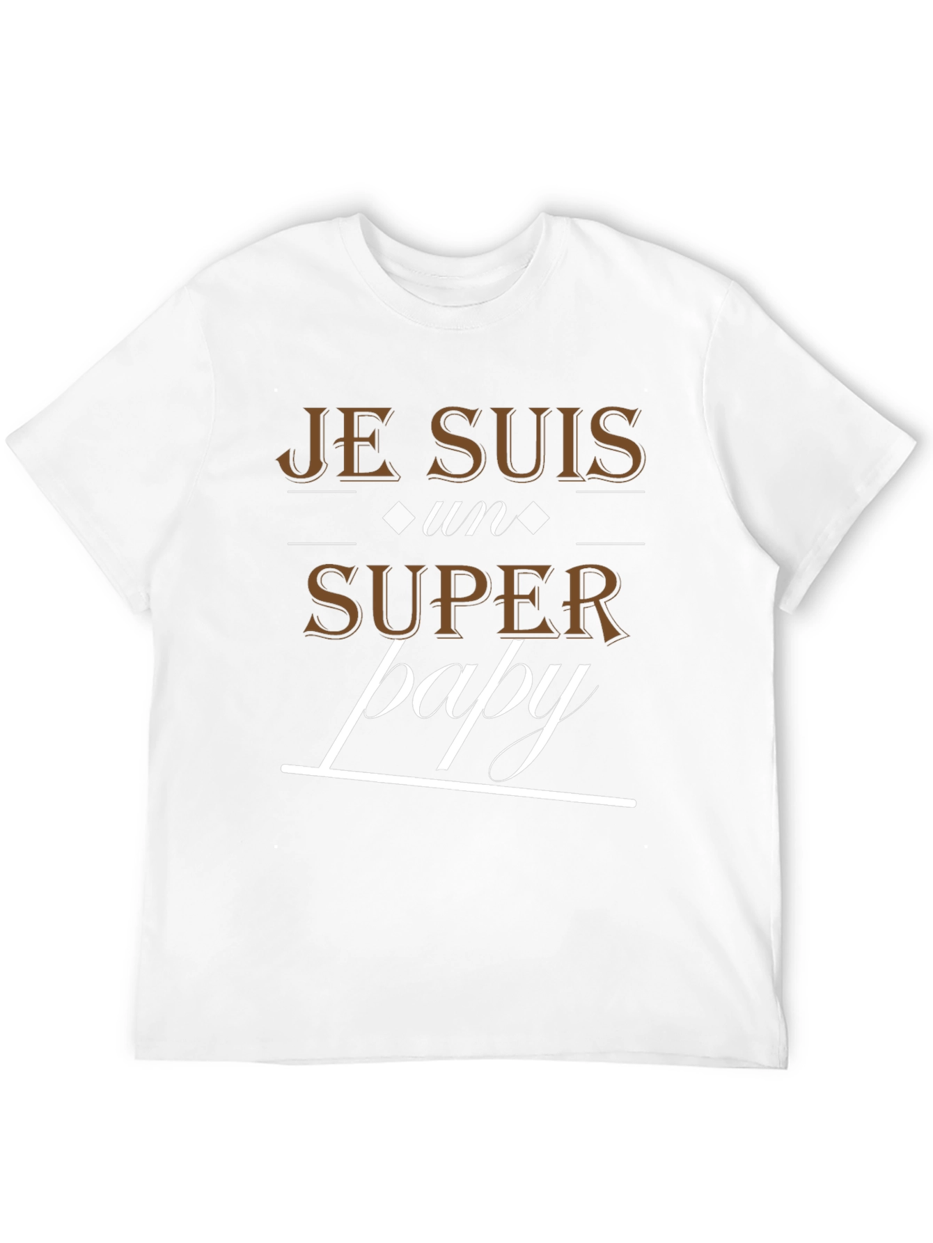 Je Suis Un Super Papy T-Shirt - Black