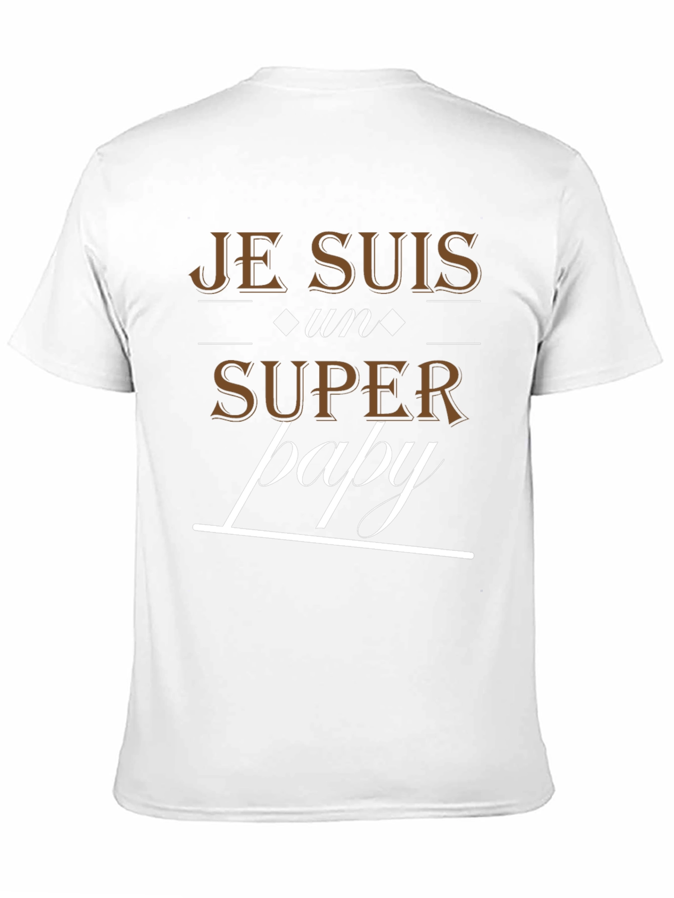 Je Suis Un Super Papy T-Shirt - Black