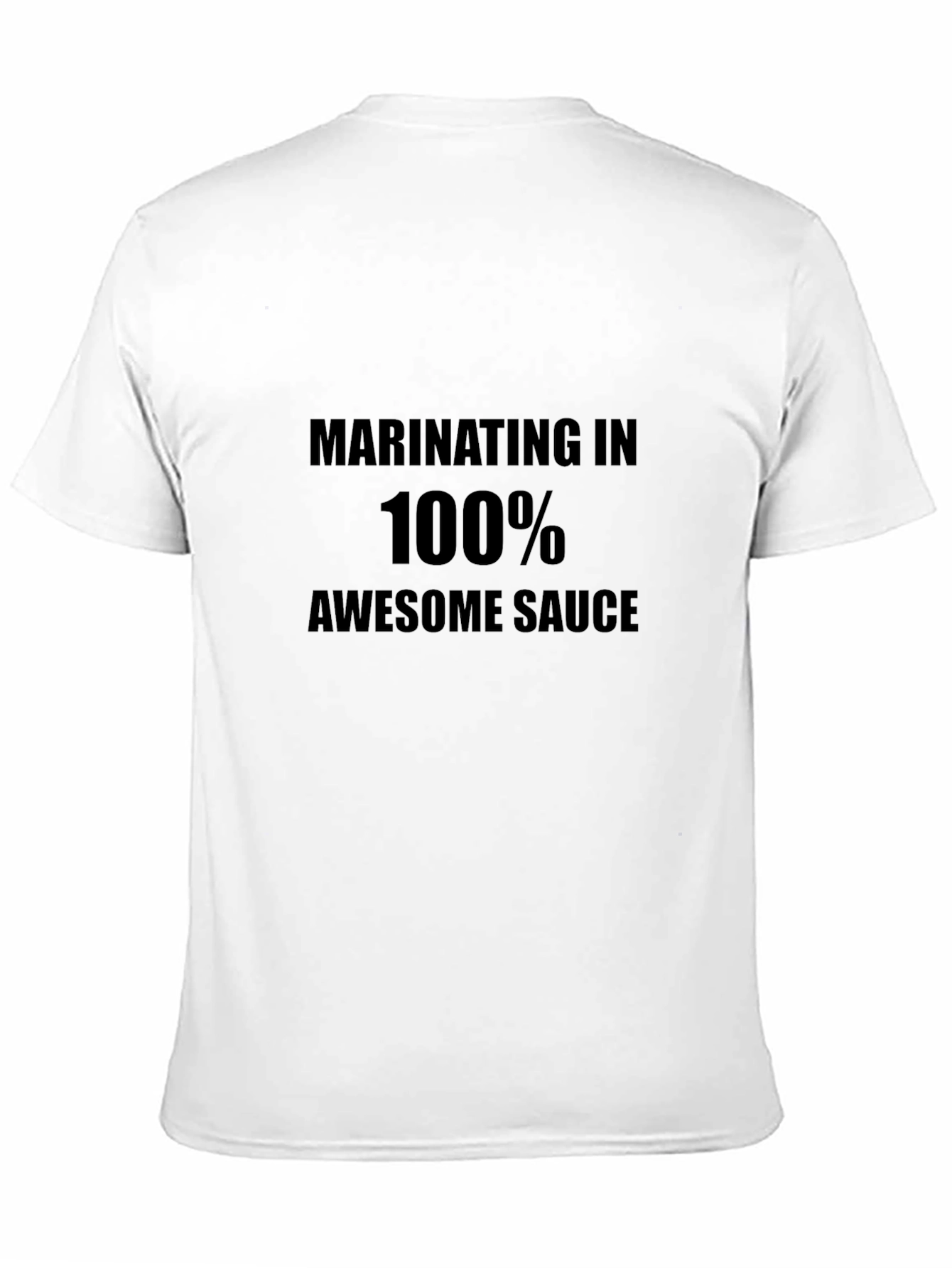 Marinating in Awesome Sauce T-Shirt - Black Graphic Tee
