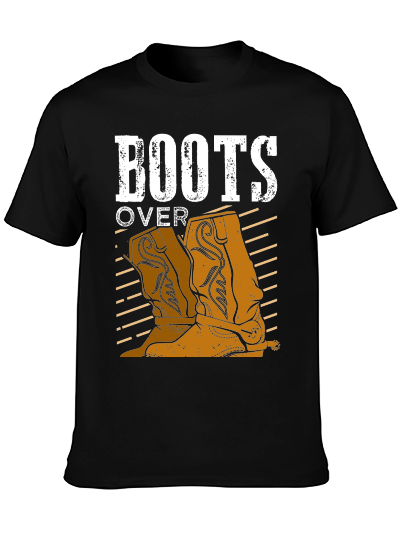 Boots Over... T-Shirt - Country Western Style