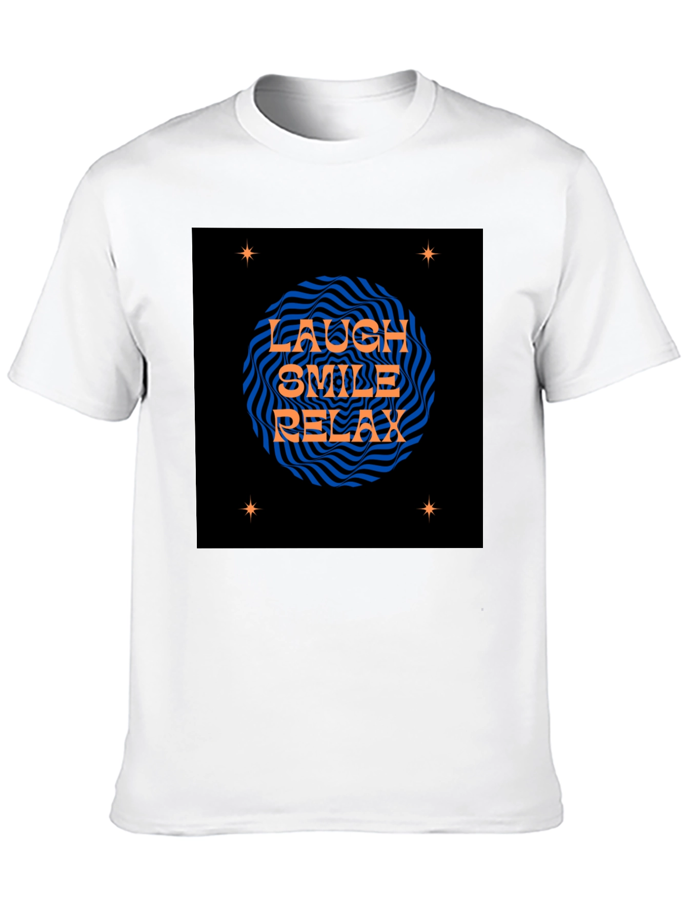 Laugh Smile Relax Graphic Tee - Stylish Comfort