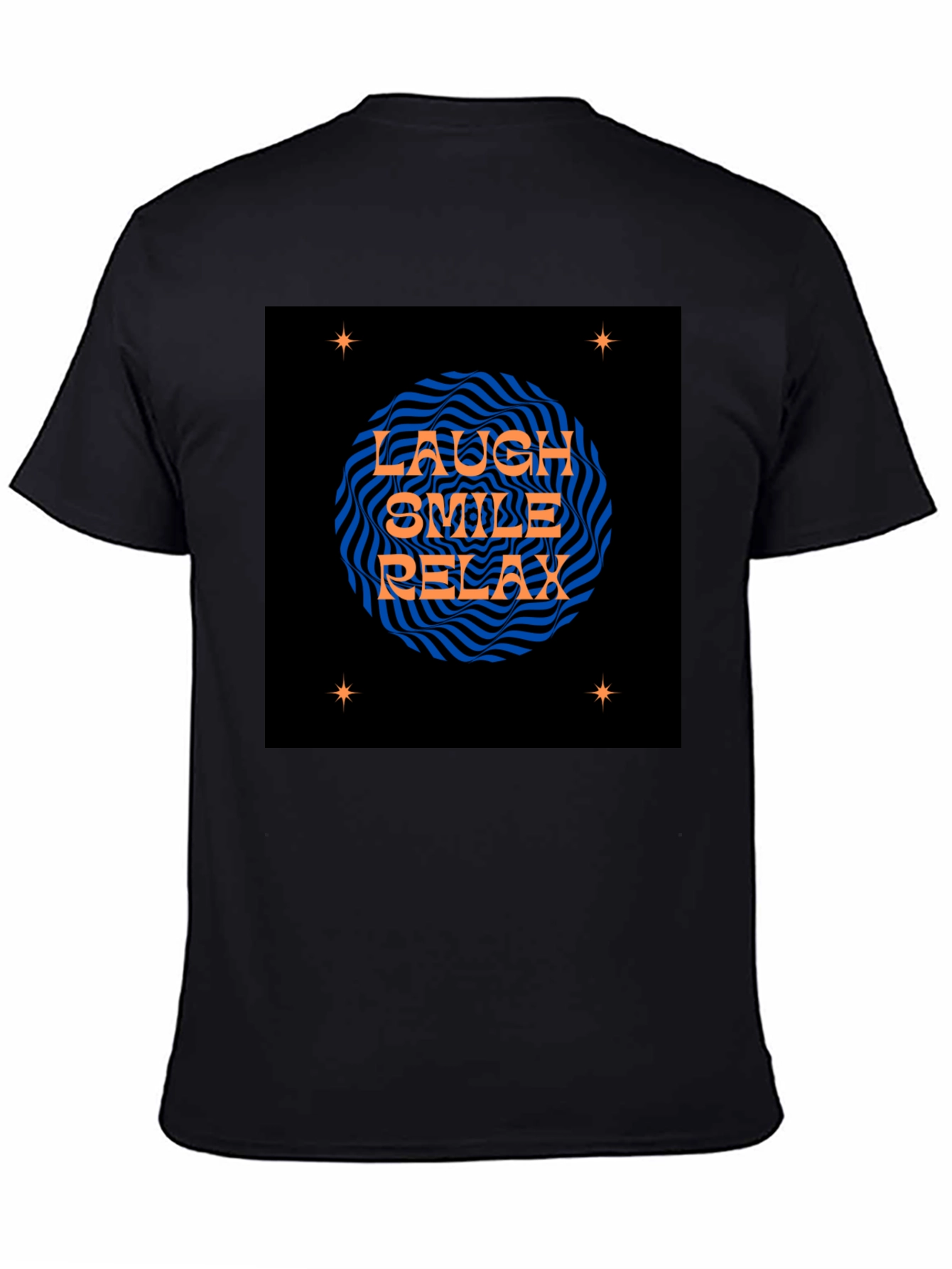 Laugh Smile Relax Graphic Tee - Stylish Comfort