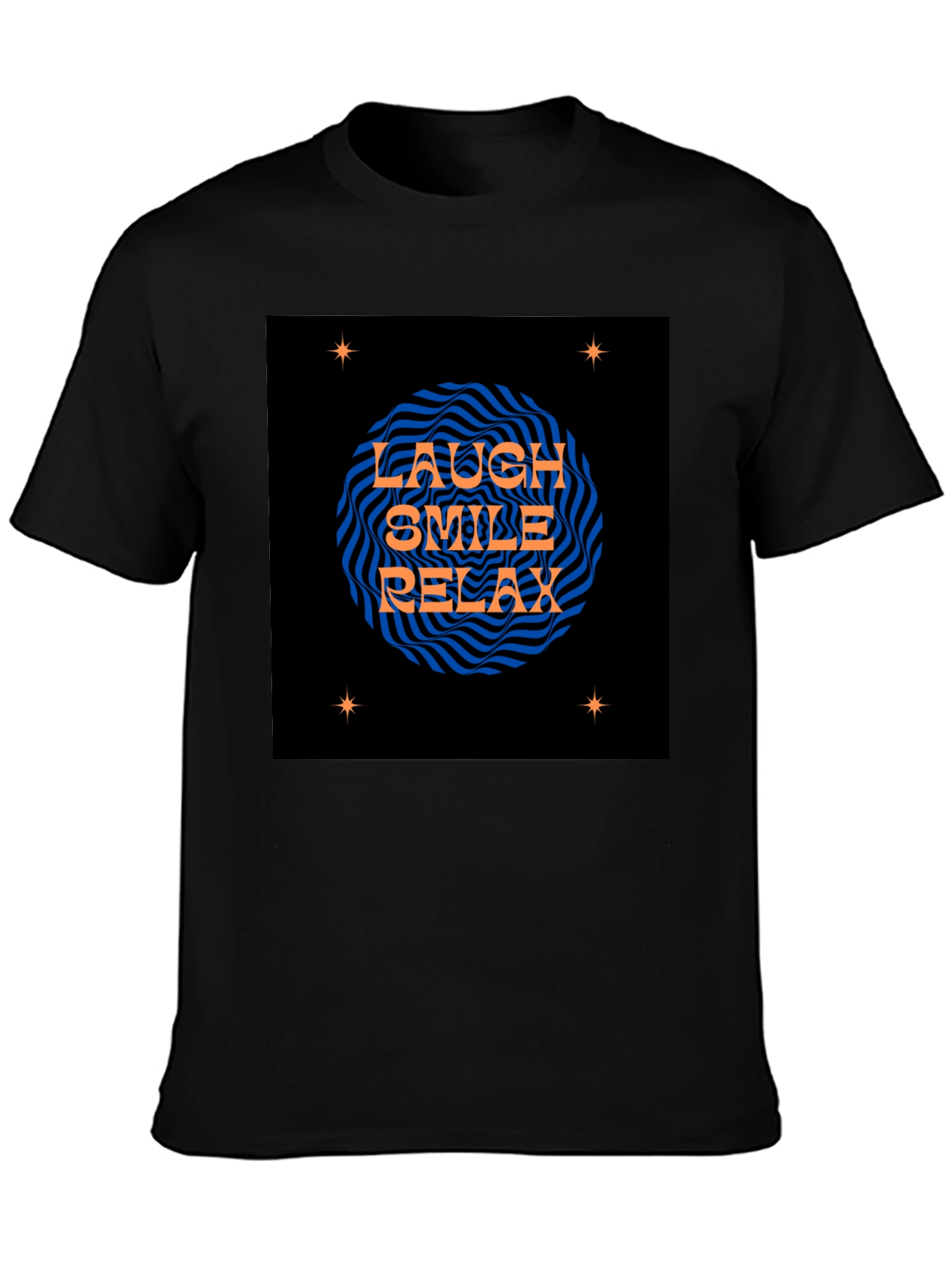 Laugh Smile Relax Graphic Tee - Stylish Comfort