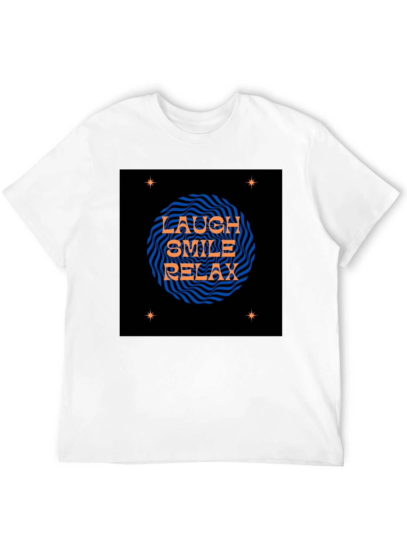 Laugh Smile Relax Graphic Tee - Stylish Comfort