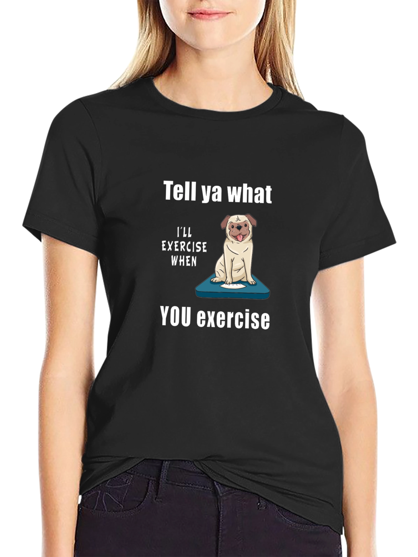 Funny Dog Exercise T-Shirt