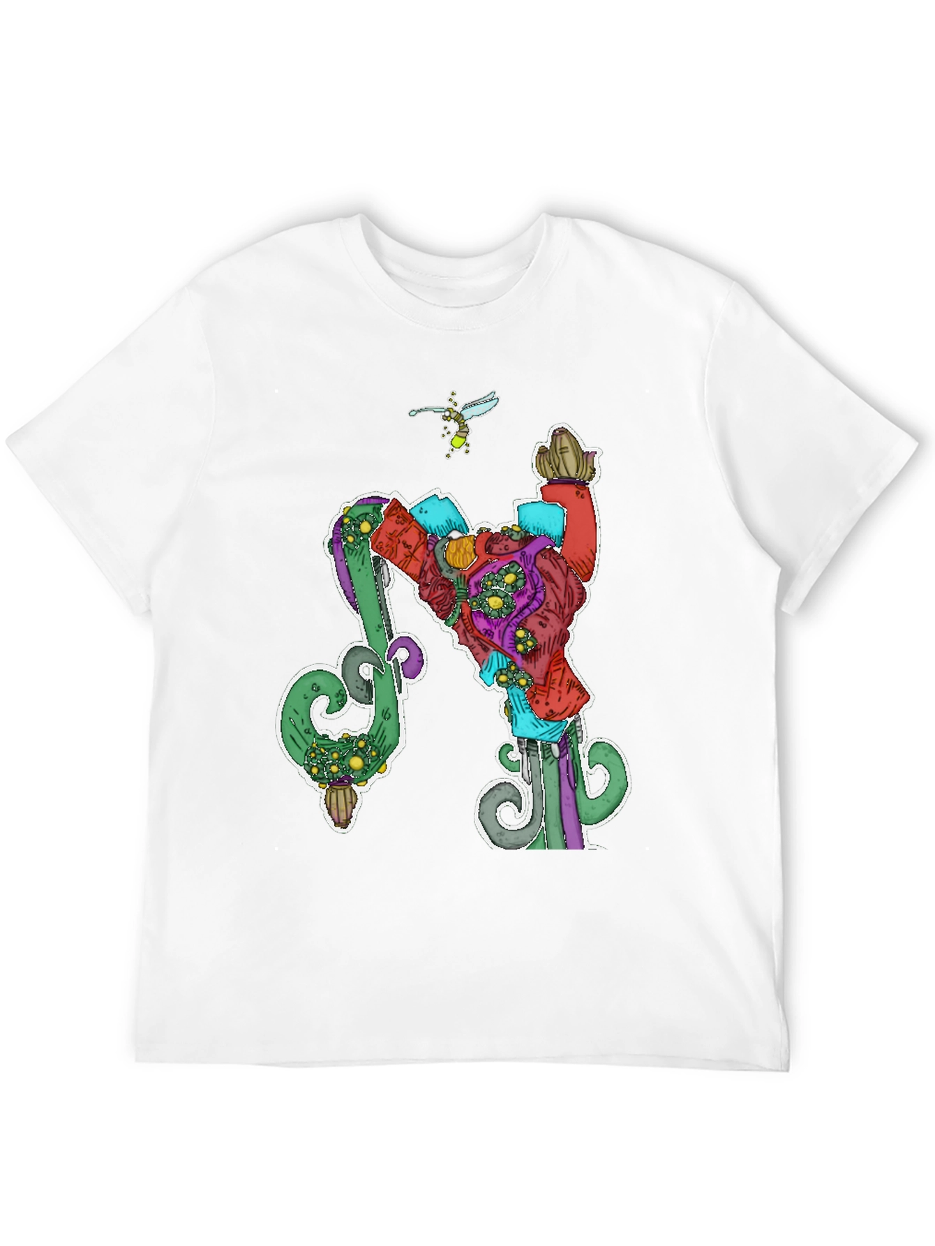 Abstract Cactus Creature Tee