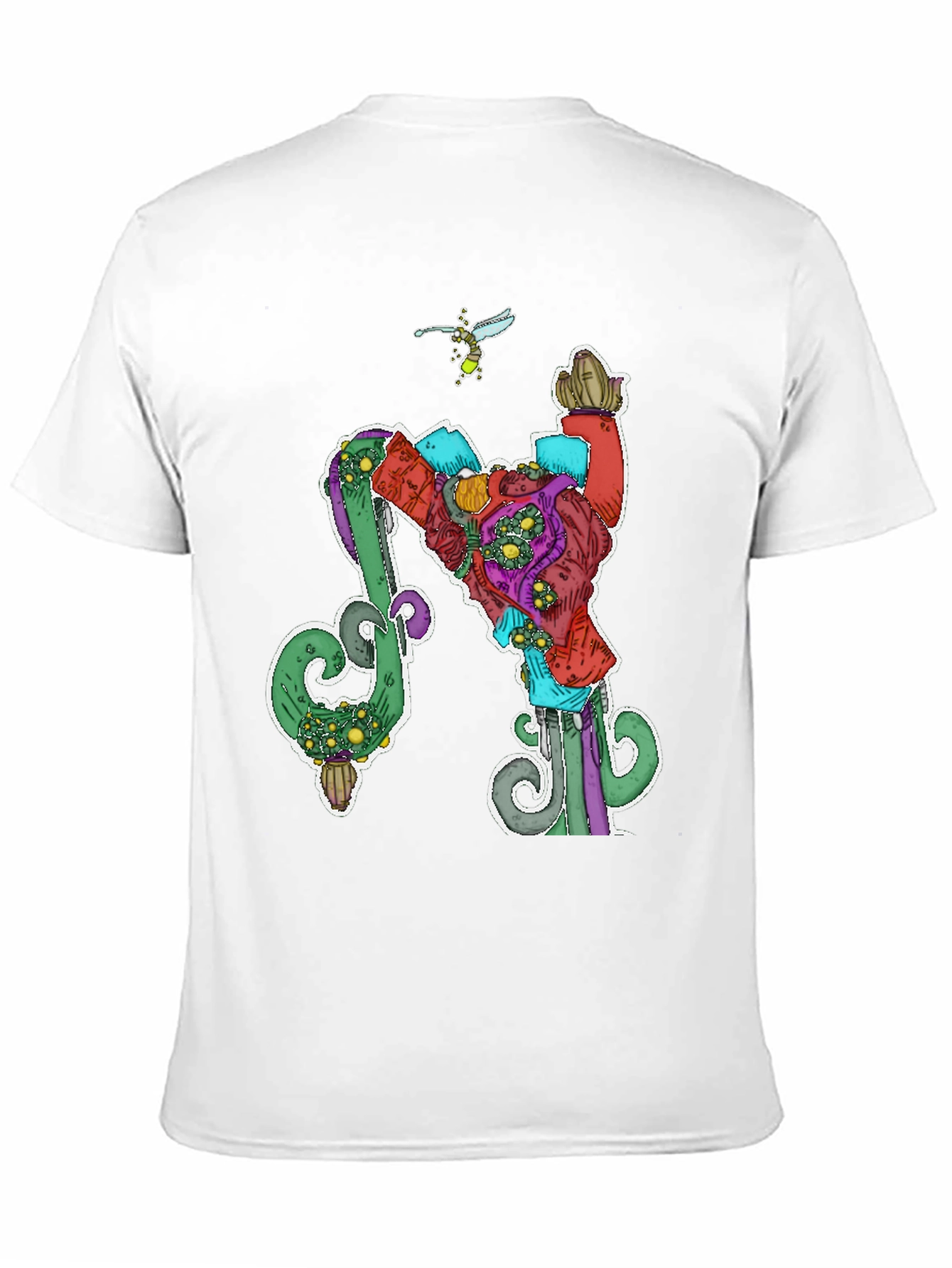 Abstract Cactus Creature Tee