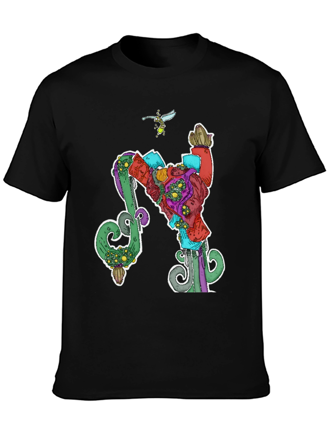 Abstract Cactus Creature Tee