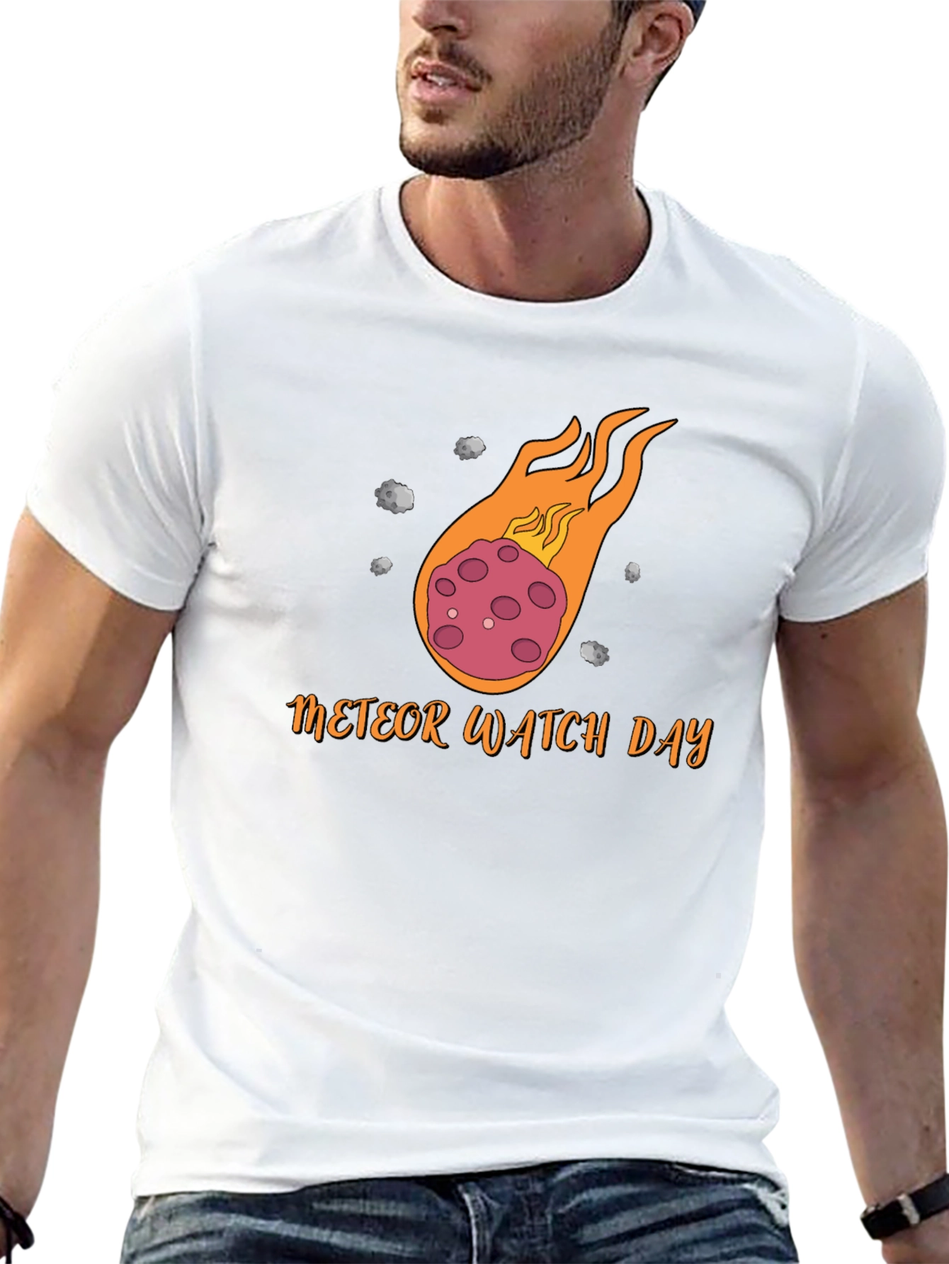 Meteor Watch Day Black T-Shirt