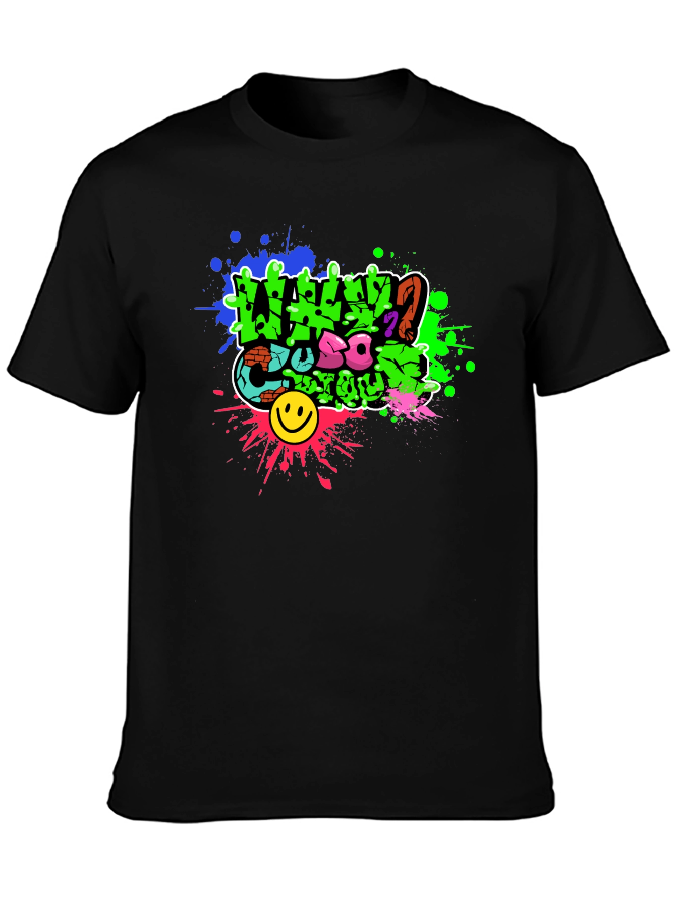Vibrant Graphic T-Shirt: Trendy Streetwear Style