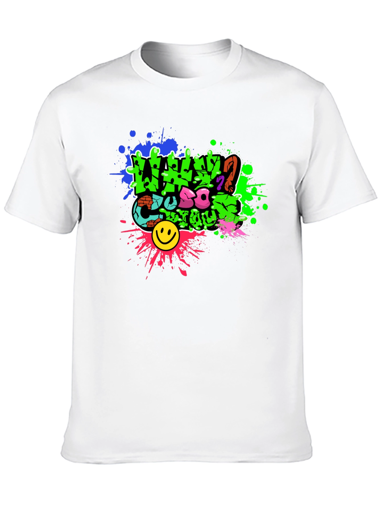 Vibrant Graphic T-Shirt: Trendy Streetwear Style