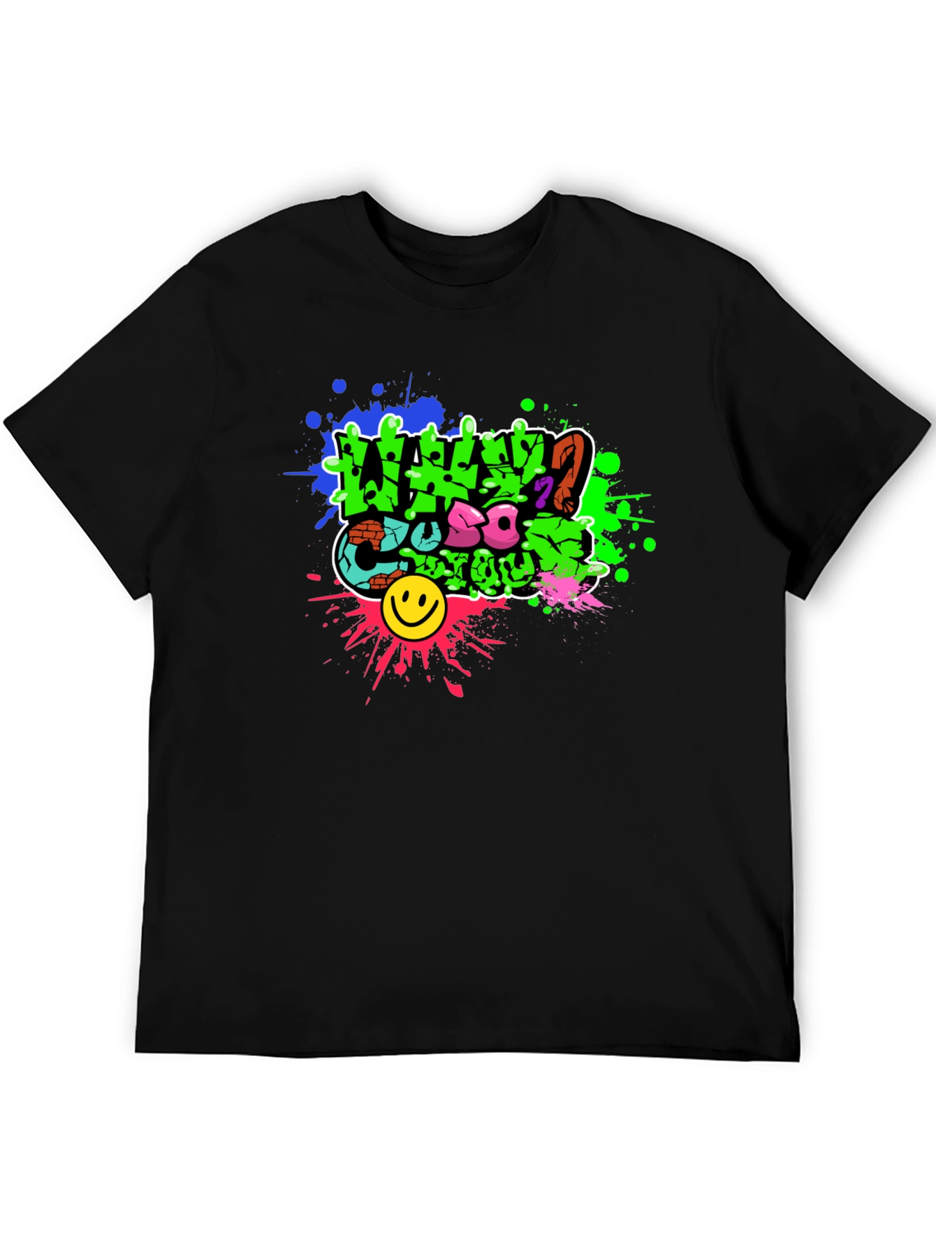 Vibrant Graphic T-Shirt: Trendy Streetwear Style