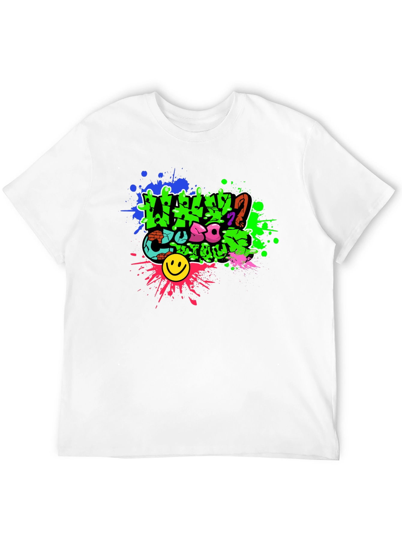 Vibrant Graphic T-Shirt: Trendy Streetwear Style