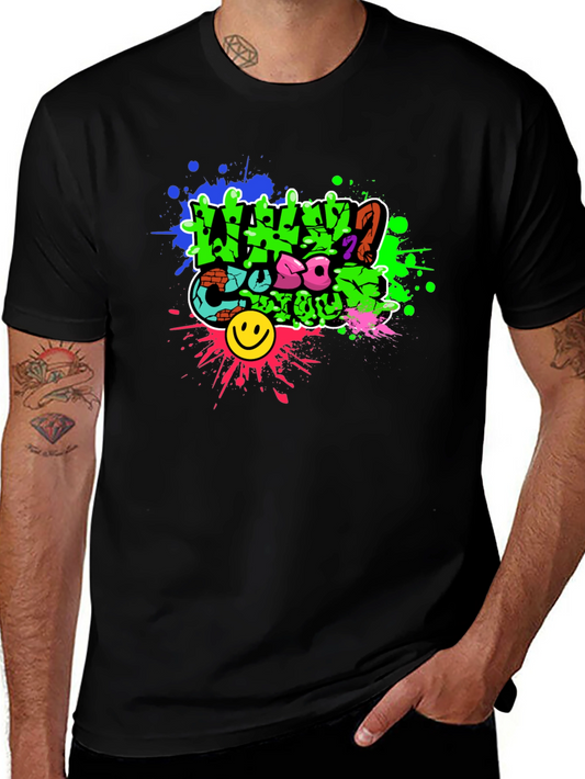 Vibrant Graphic T-Shirt: Trendy Streetwear Style
