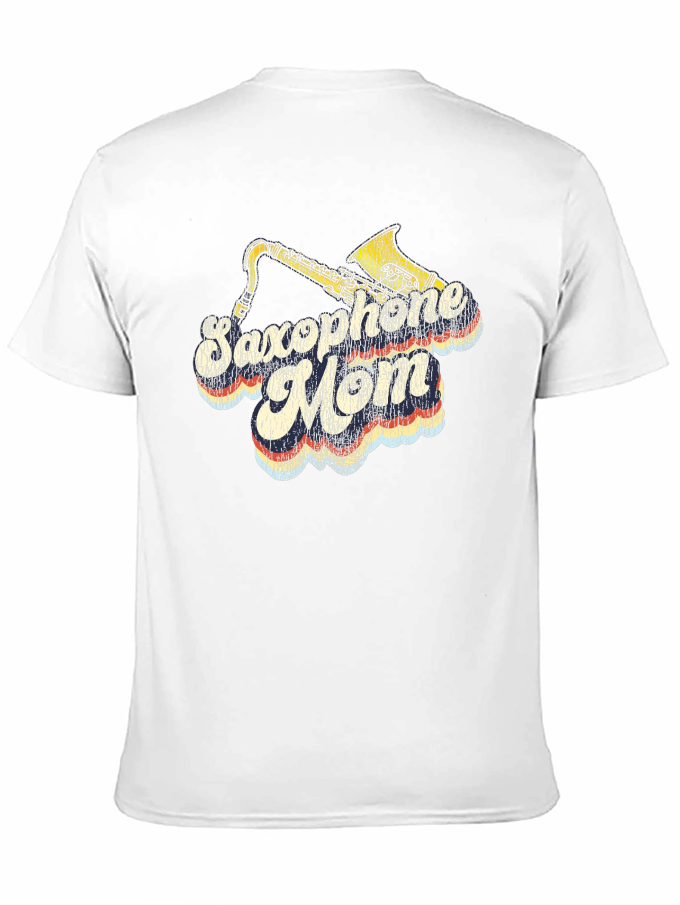 Saxophone Mom T-Shirt - Retro Design