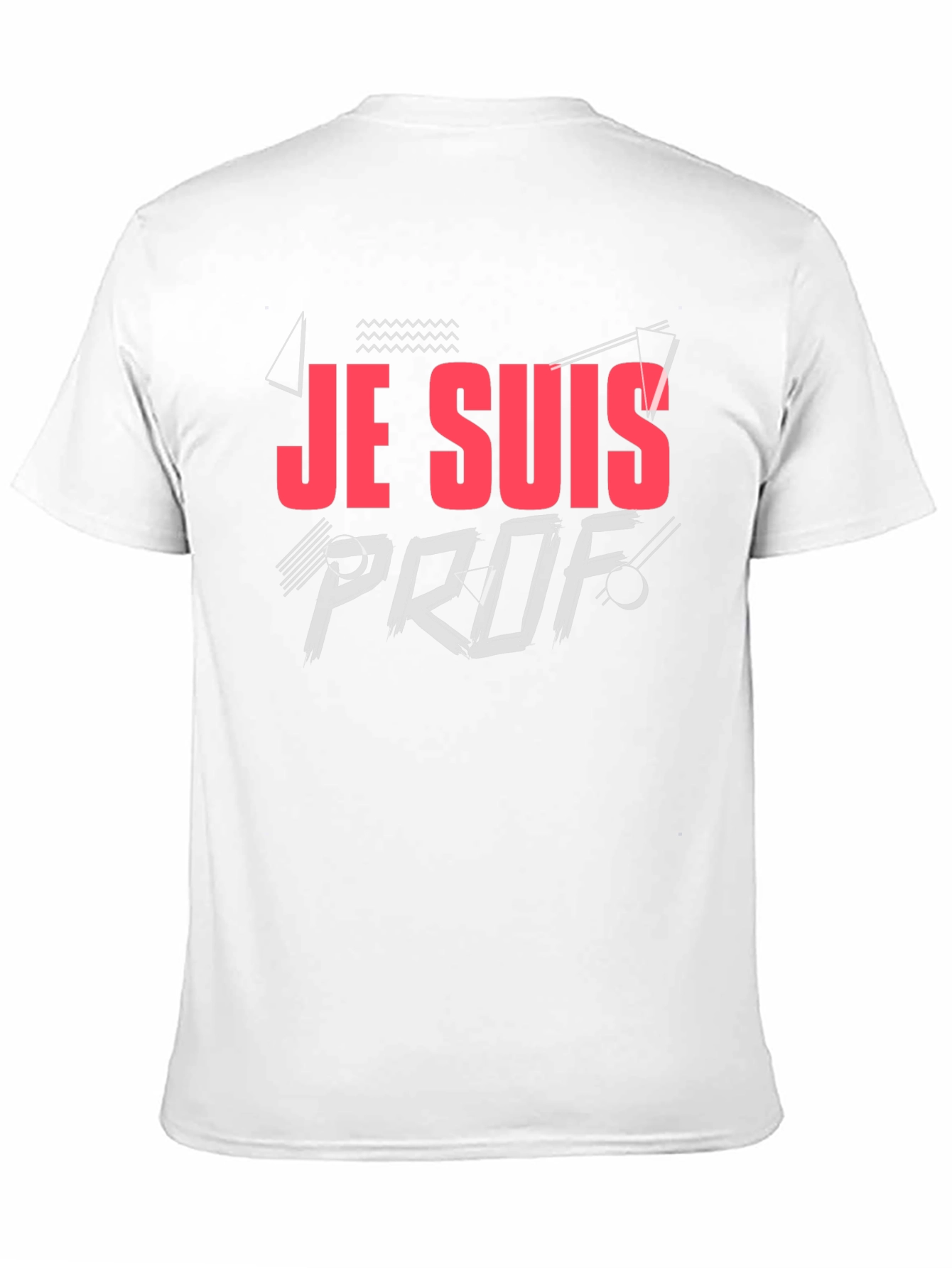 Je Suis Prof T-Shirt - Black Casual Tee