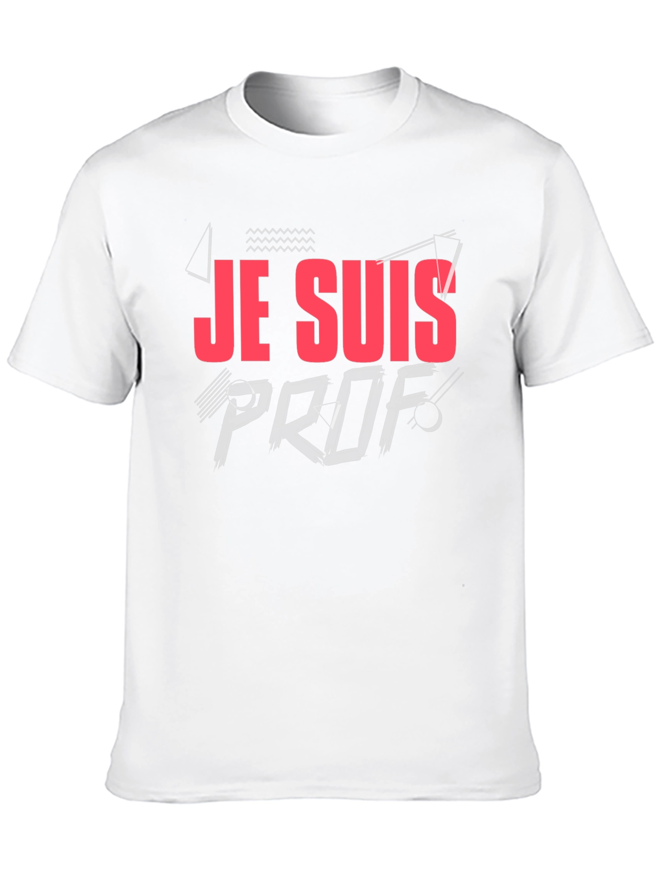 Je Suis Prof T-Shirt - Black Casual Tee