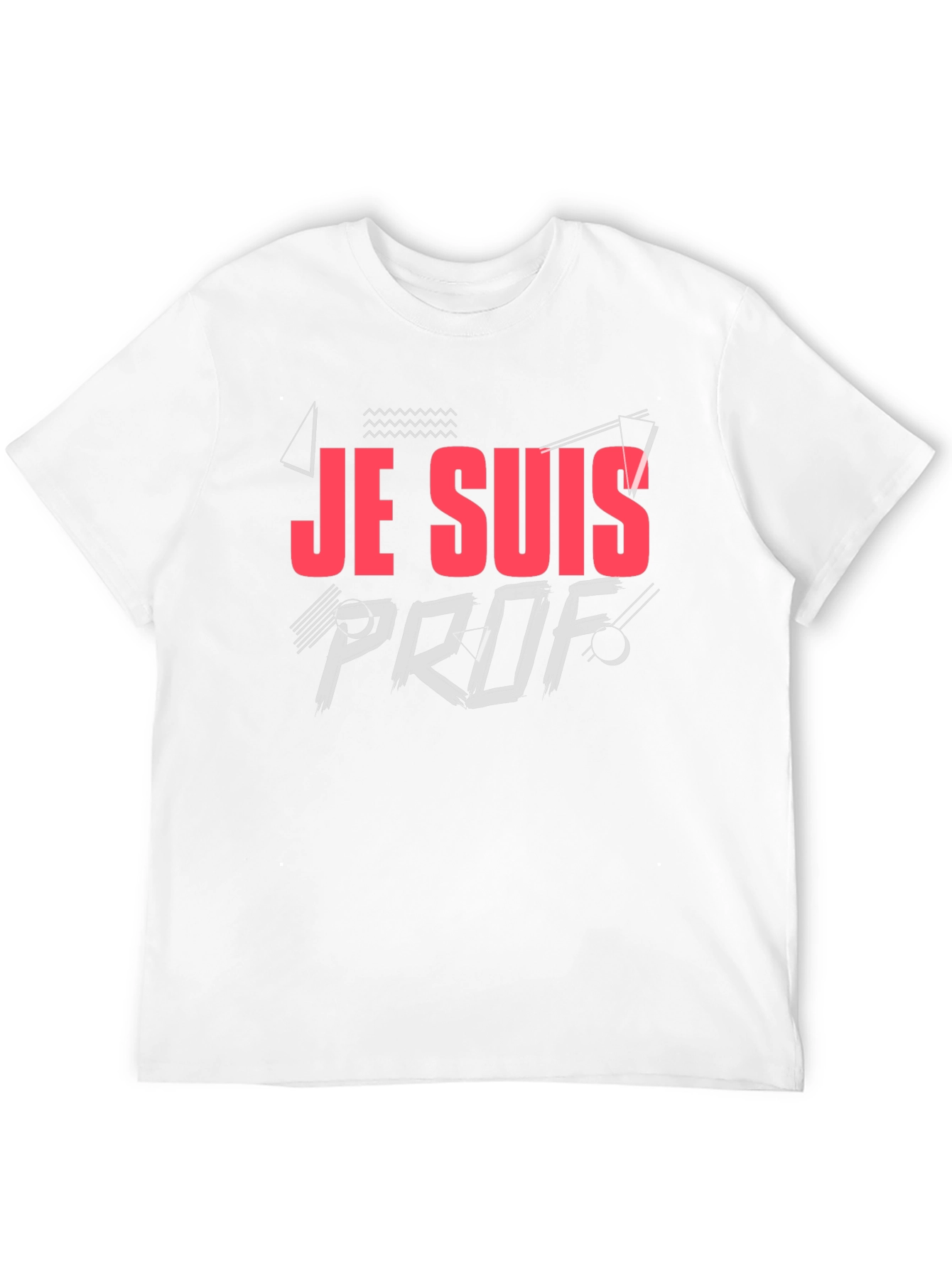Je Suis Prof T-Shirt - Black Casual Tee
