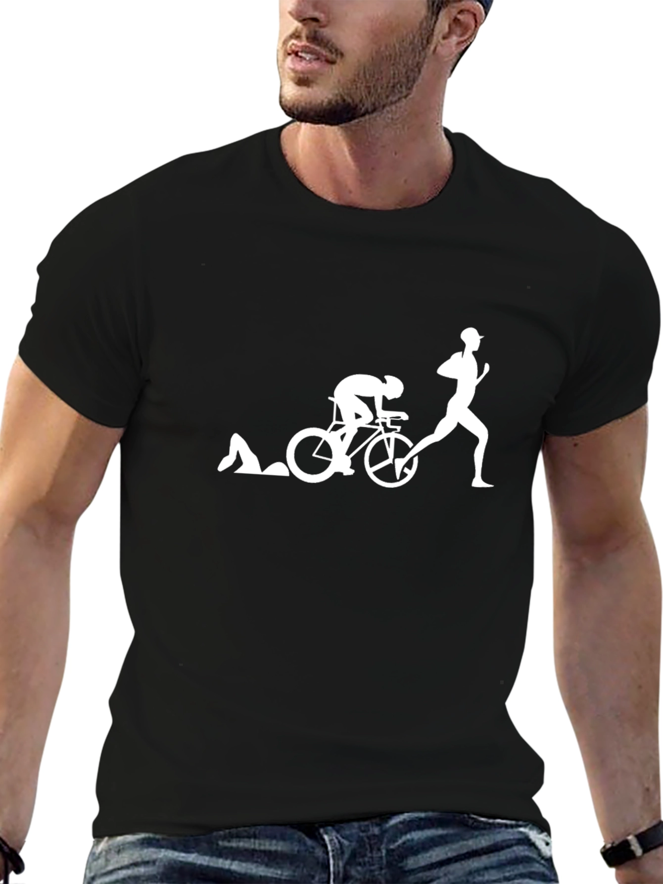 Triathlon T-Shirt - Swim Bike Run