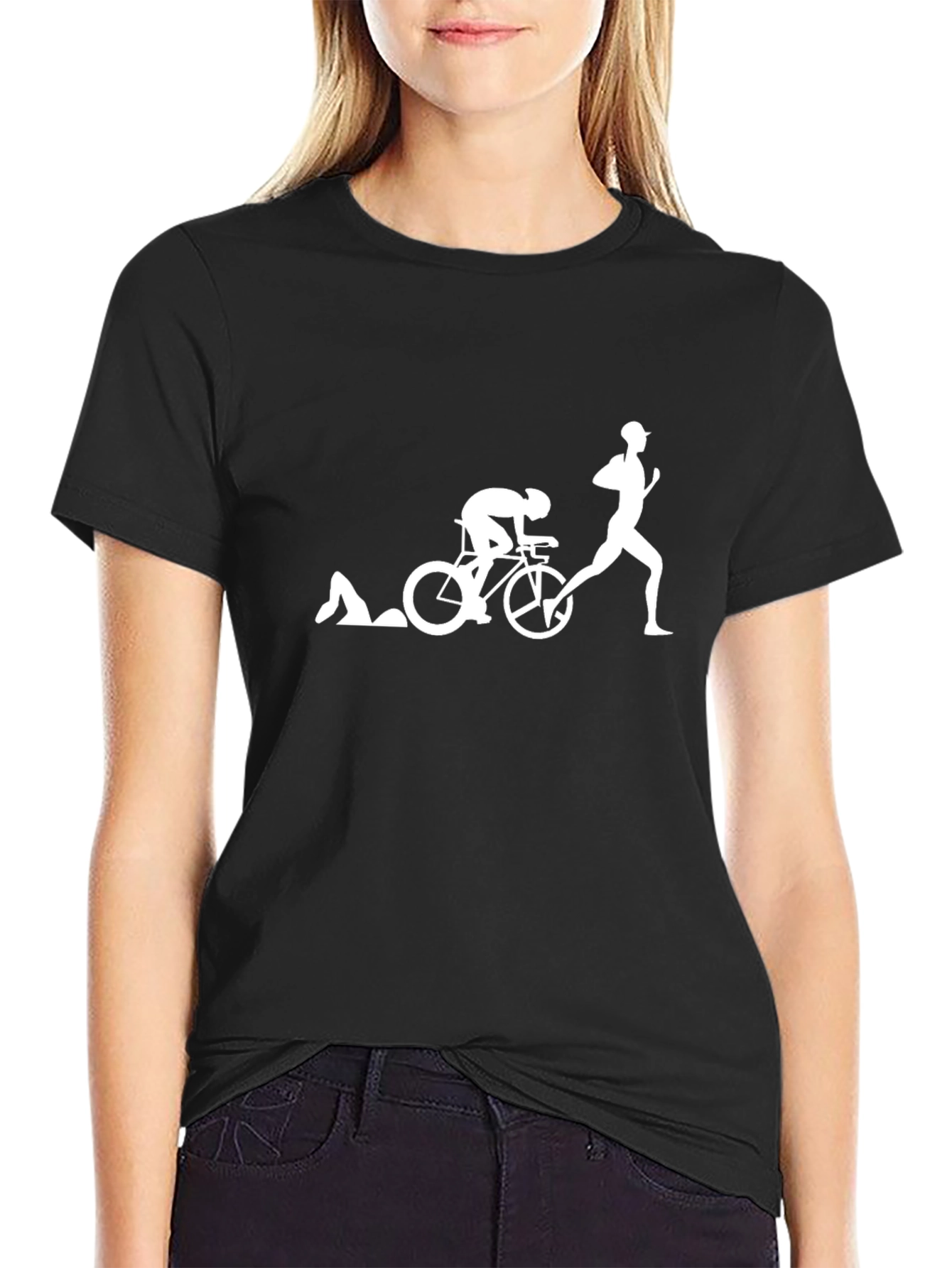 Triathlon T-Shirt - Swim Bike Run