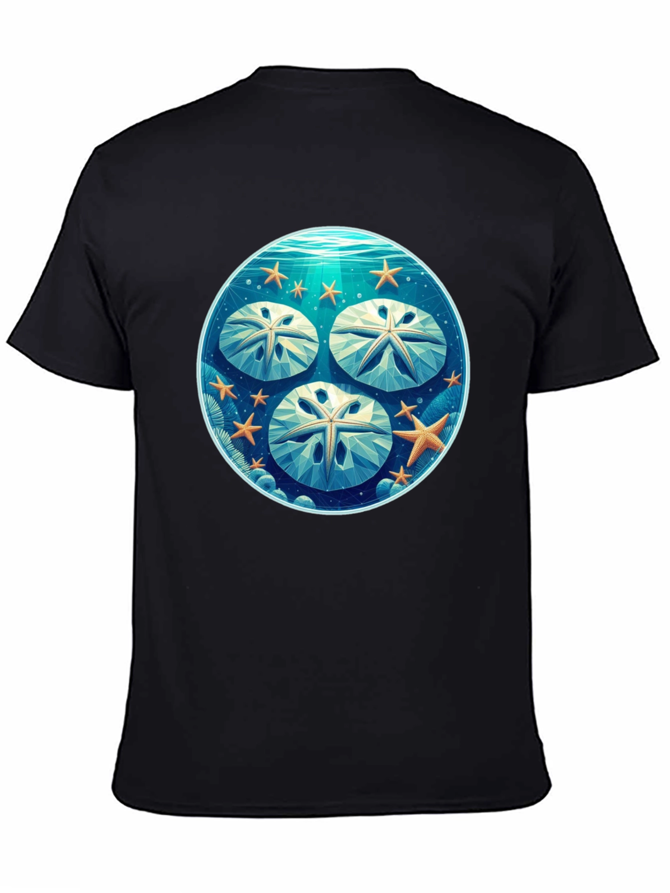 Sand Dollar Graphic Tee - Coastal Style