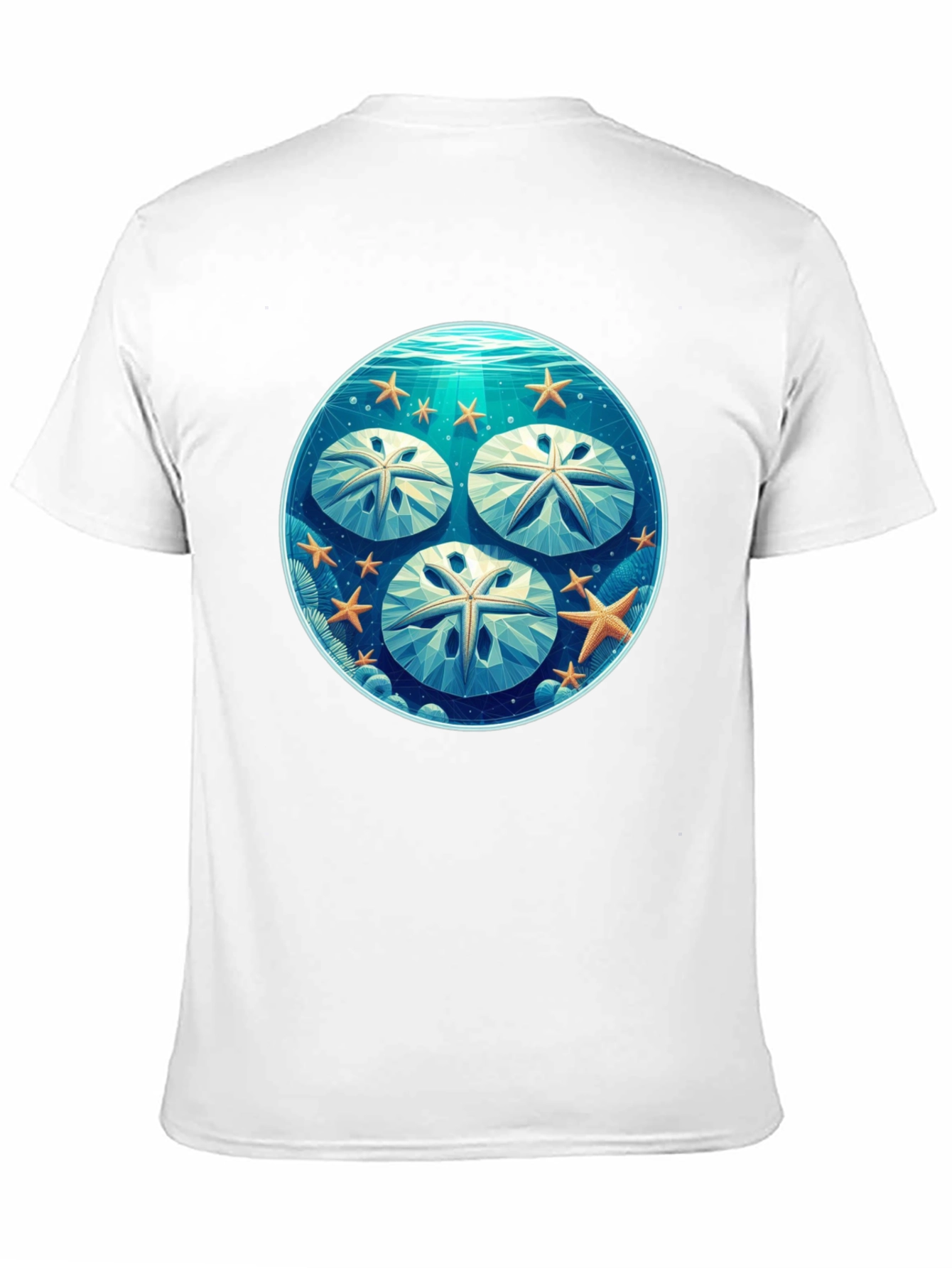 Sand Dollar Graphic Tee - Coastal Style