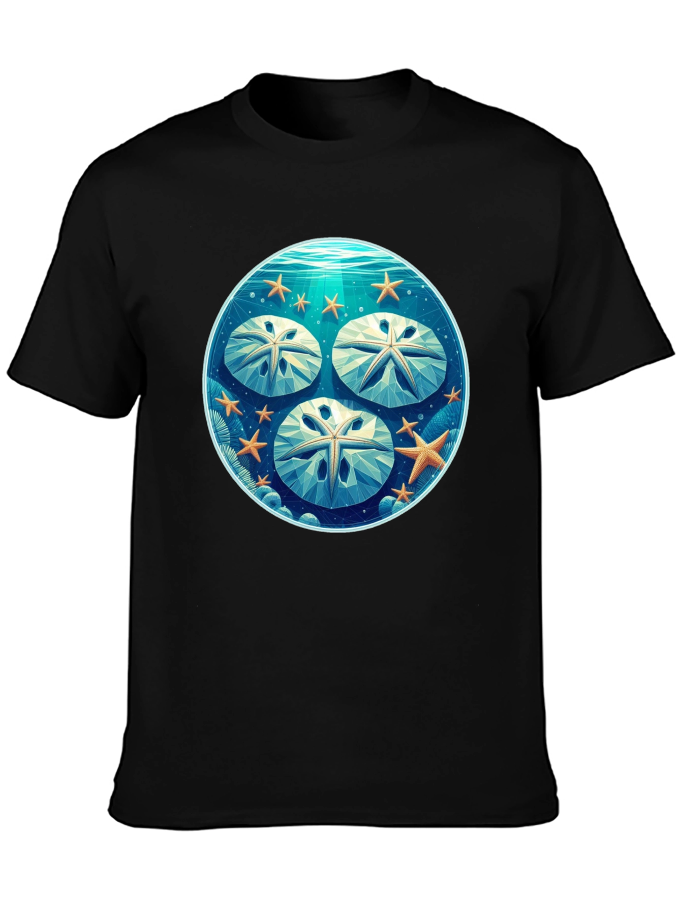 Sand Dollar Graphic Tee - Coastal Style