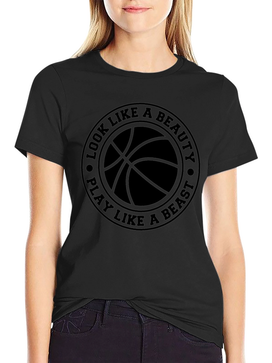 Basketball Beauty Beast Graphic Tee