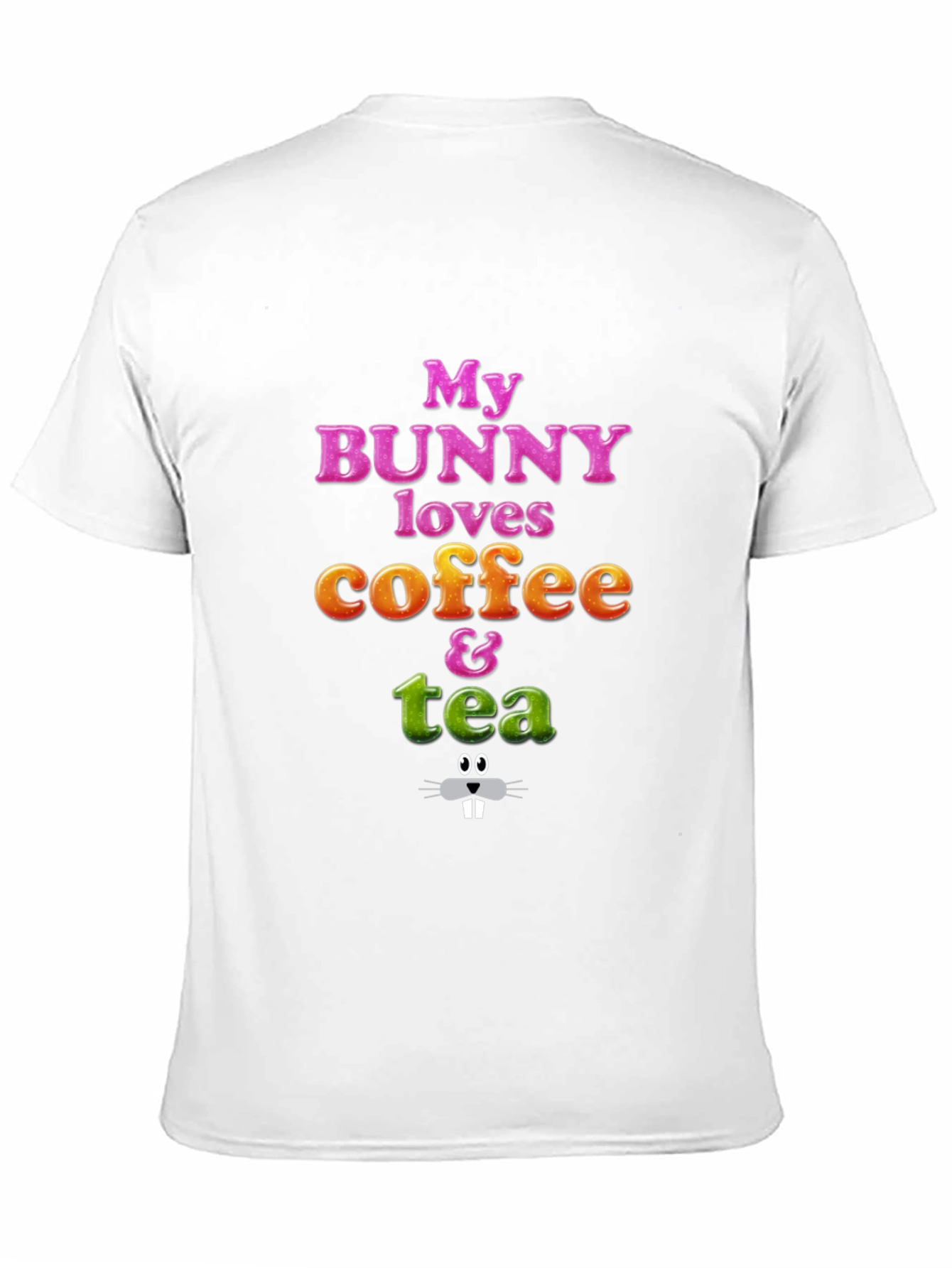 Bunny Loves Coffee & Tea Graphic Tee