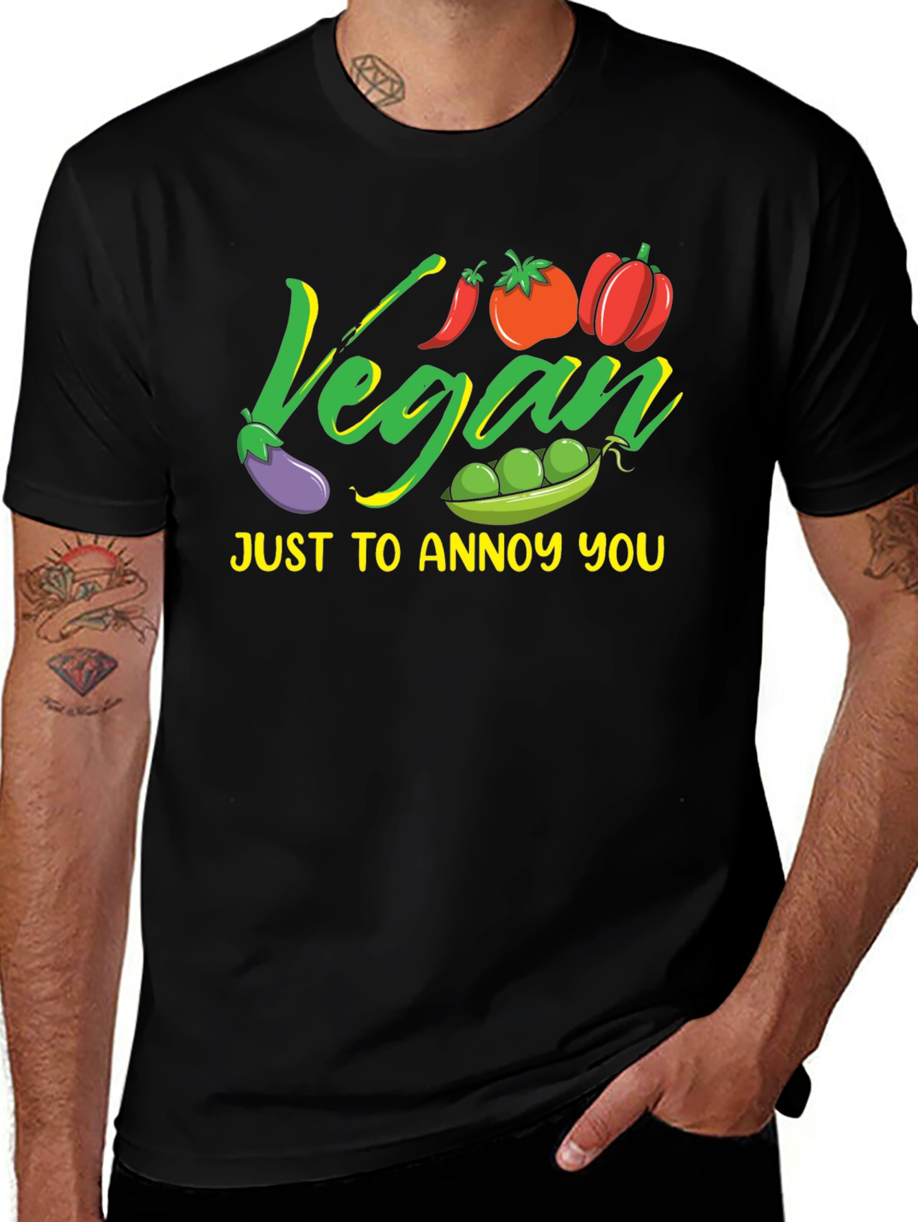 Vegan Annoy You Graphic T-Shirt
