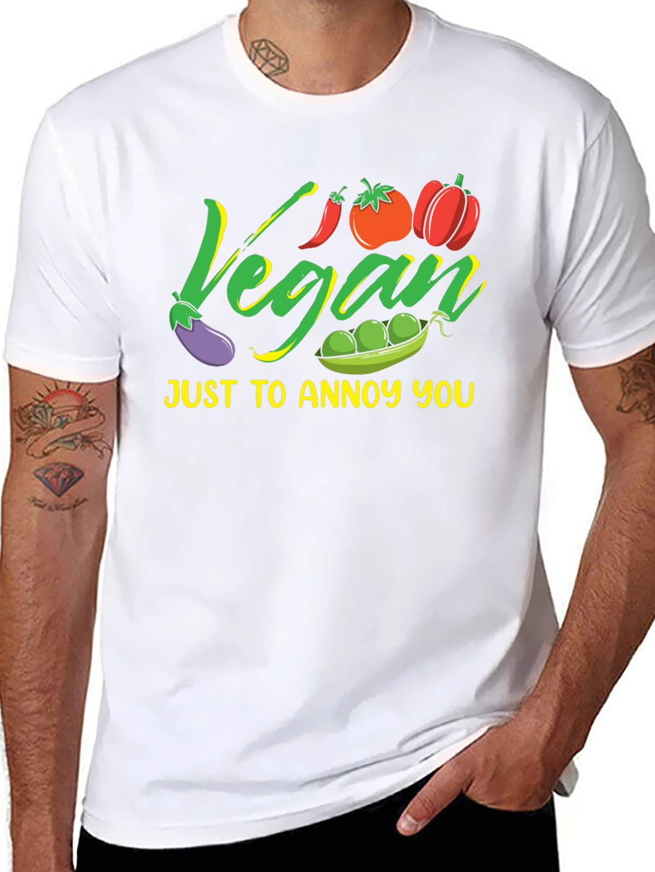 Vegan Annoy You Graphic T-Shirt