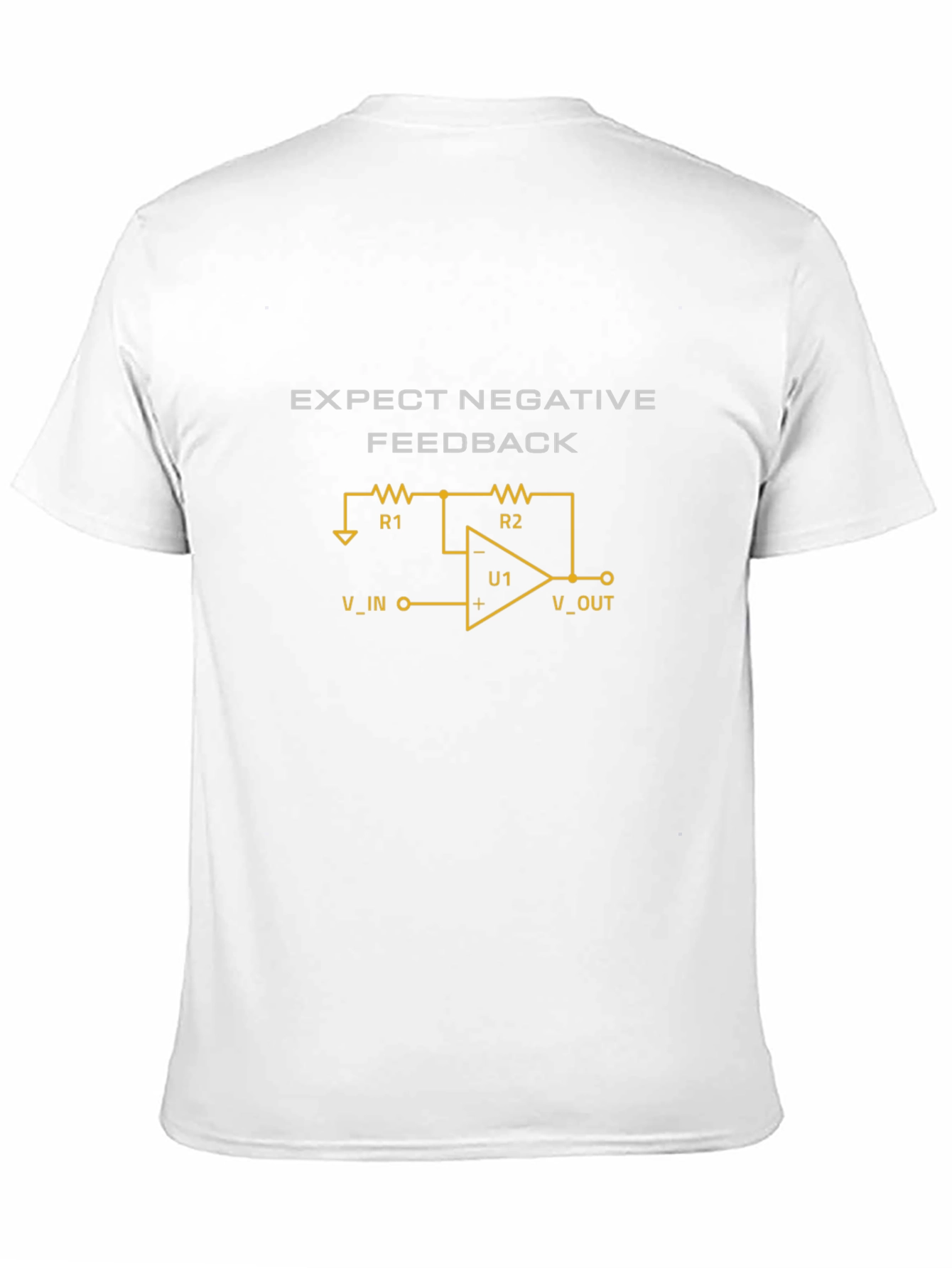 Expect Negative Feedback Black Graphic T-Shirt