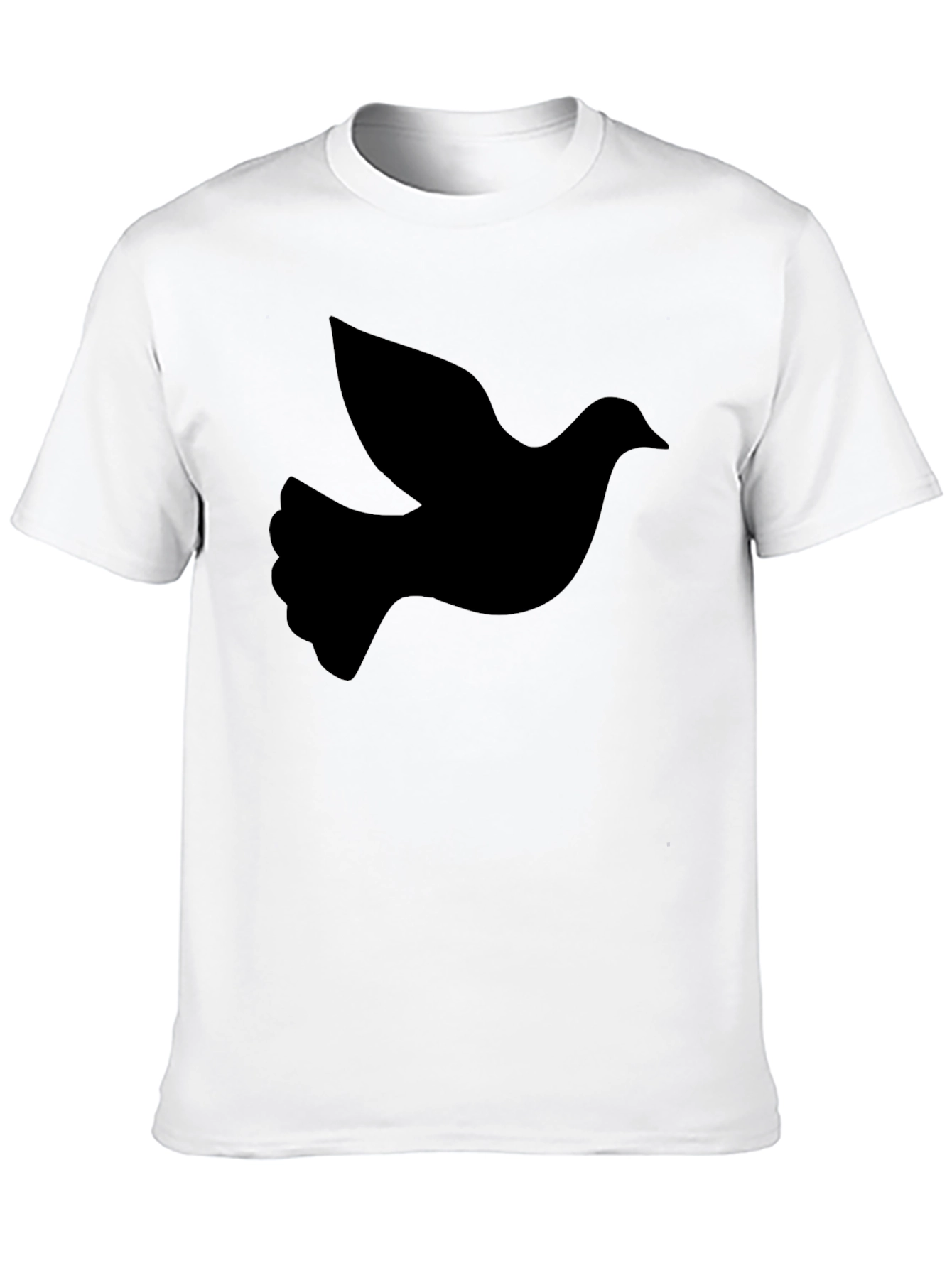 Dove Graphic Print Crew Neck Mens T-shirt