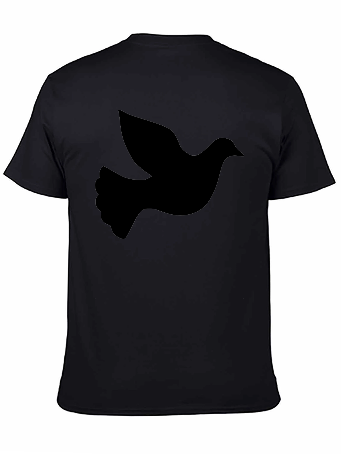Dove Graphic Print Crew Neck Mens T-shirt