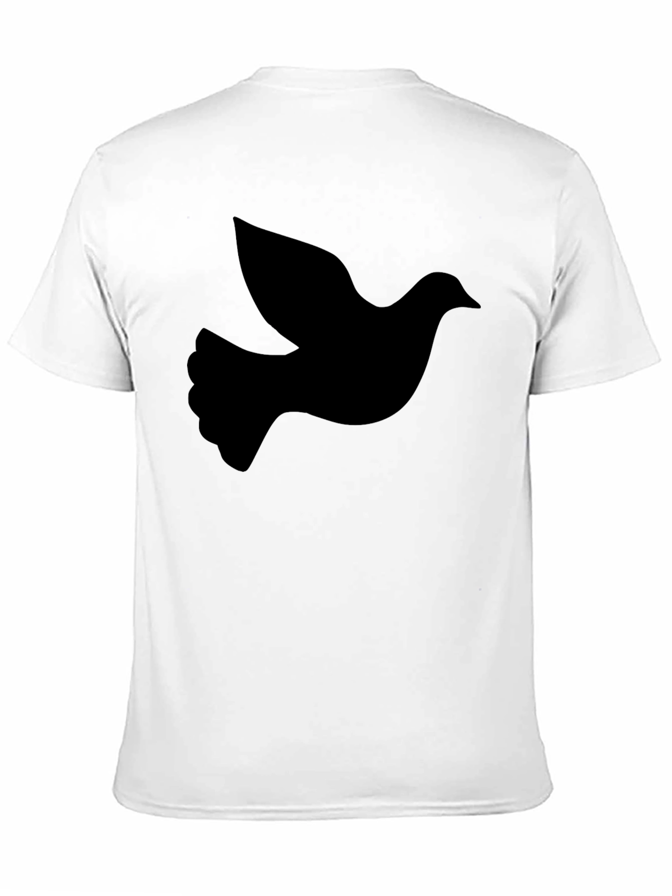 Dove Graphic Print Crew Neck Mens T-shirt