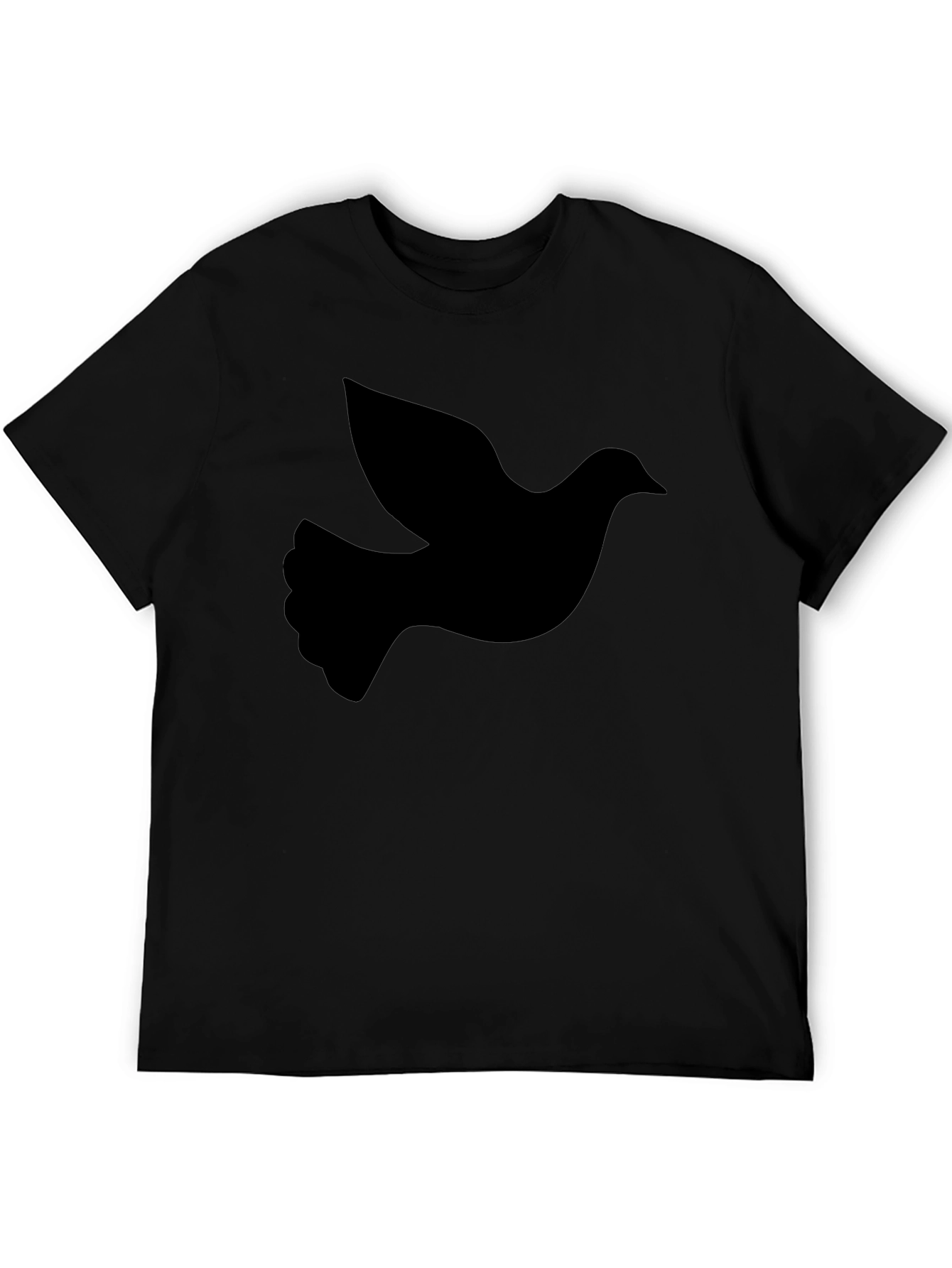 Dove Graphic Print Crew Neck Mens T-shirt