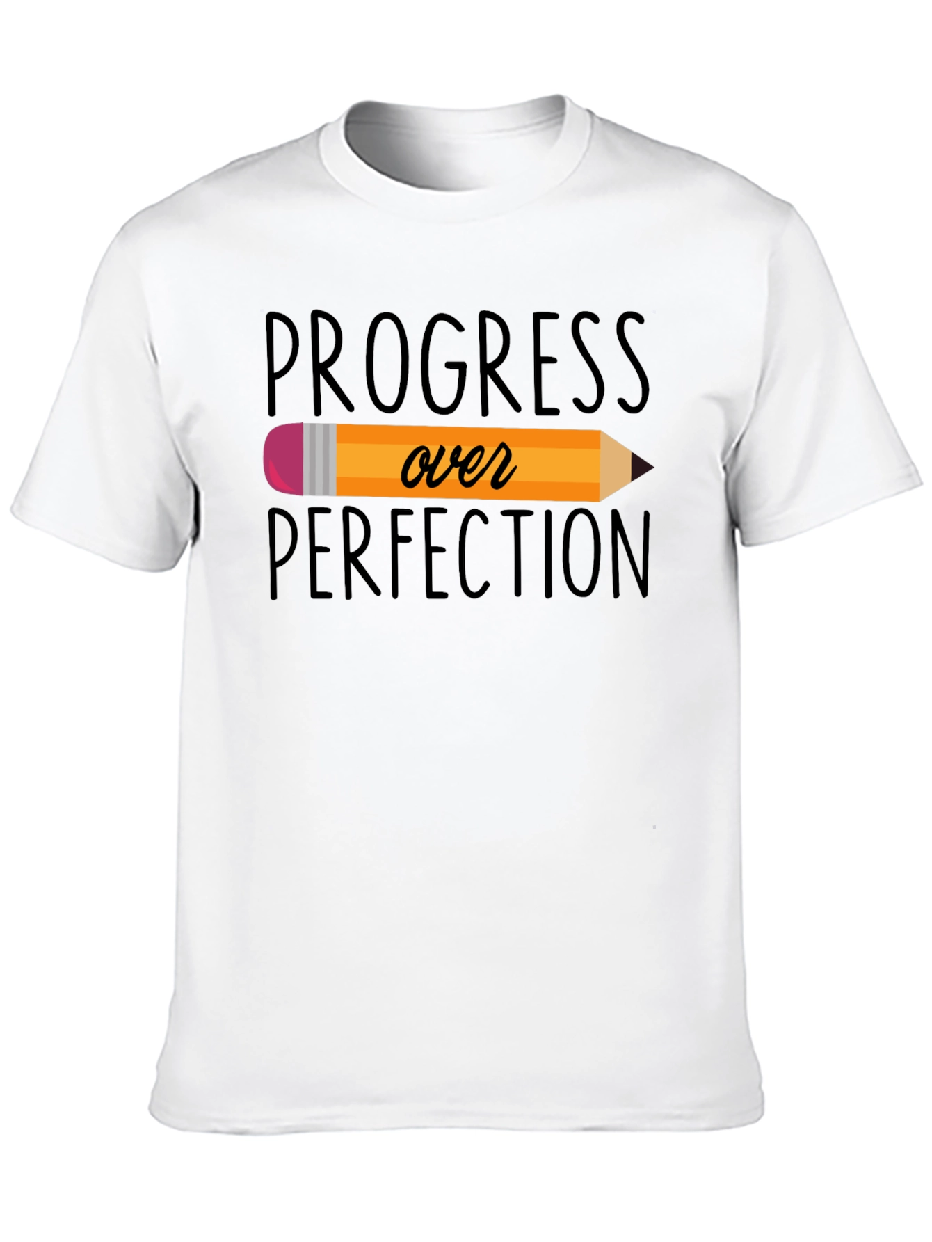 Progress Over Perfection T-Shirt - Motivational Teacher Tee
