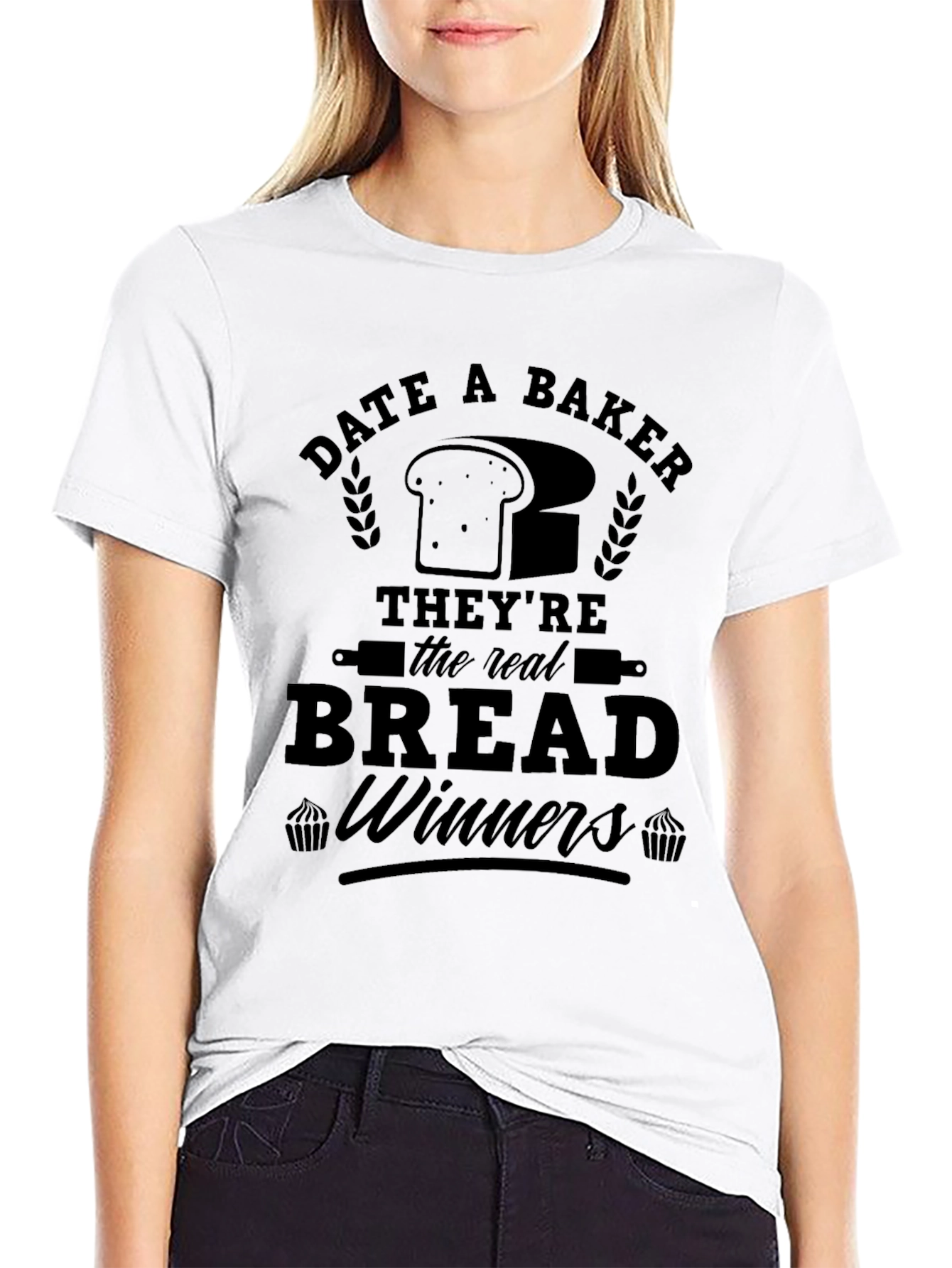 Date A Baker T-Shirt - Bread Winners