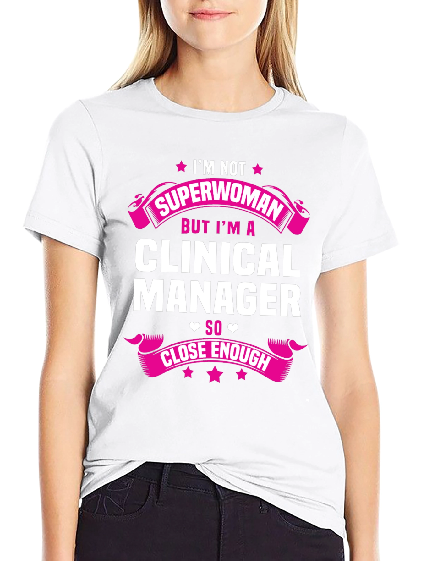 Clinical Manager Superwoman Graphic T-Shirt