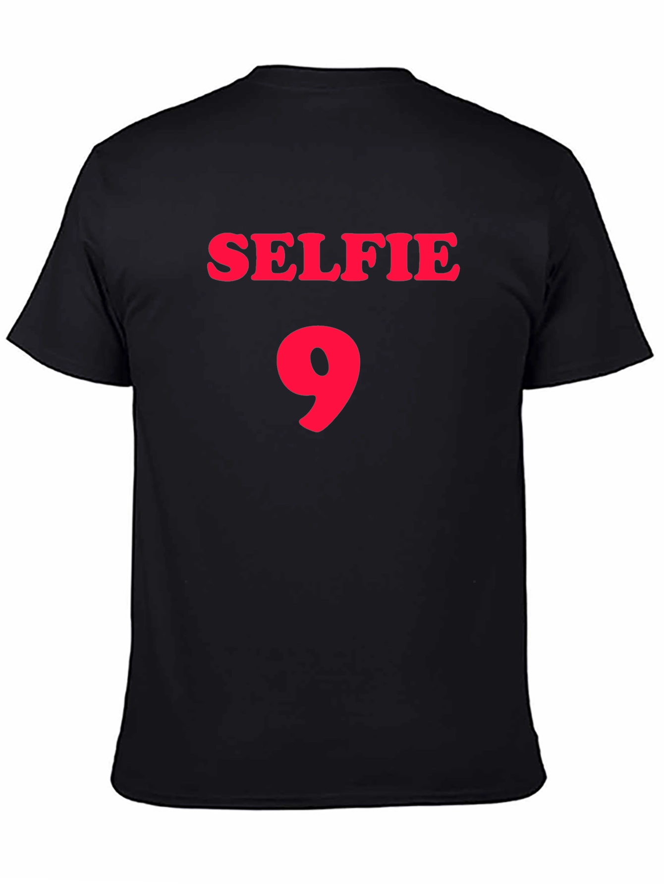 Selfie 9 Black Graphic T-Shirt