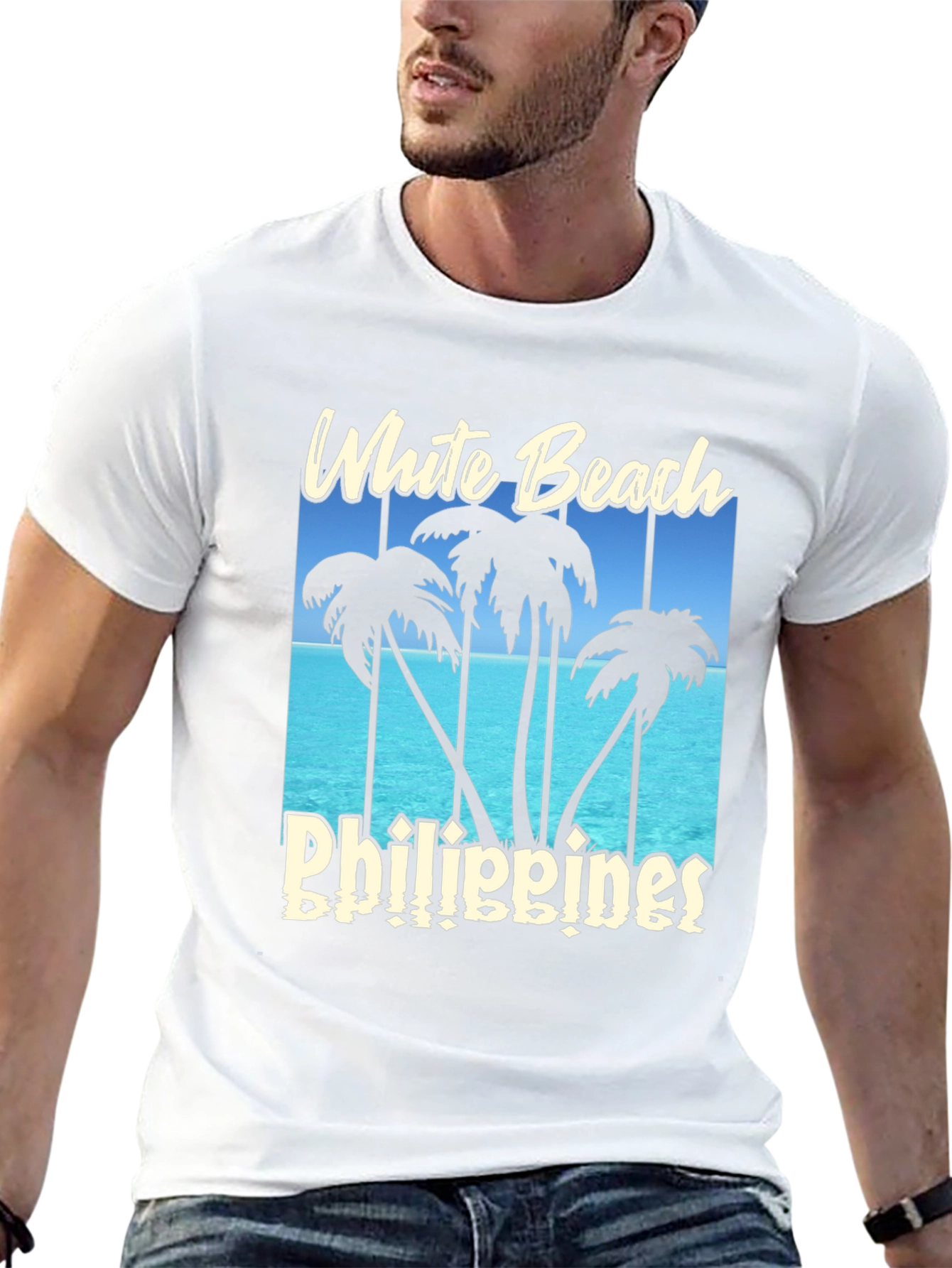 White Beach Philippines T-Shirt